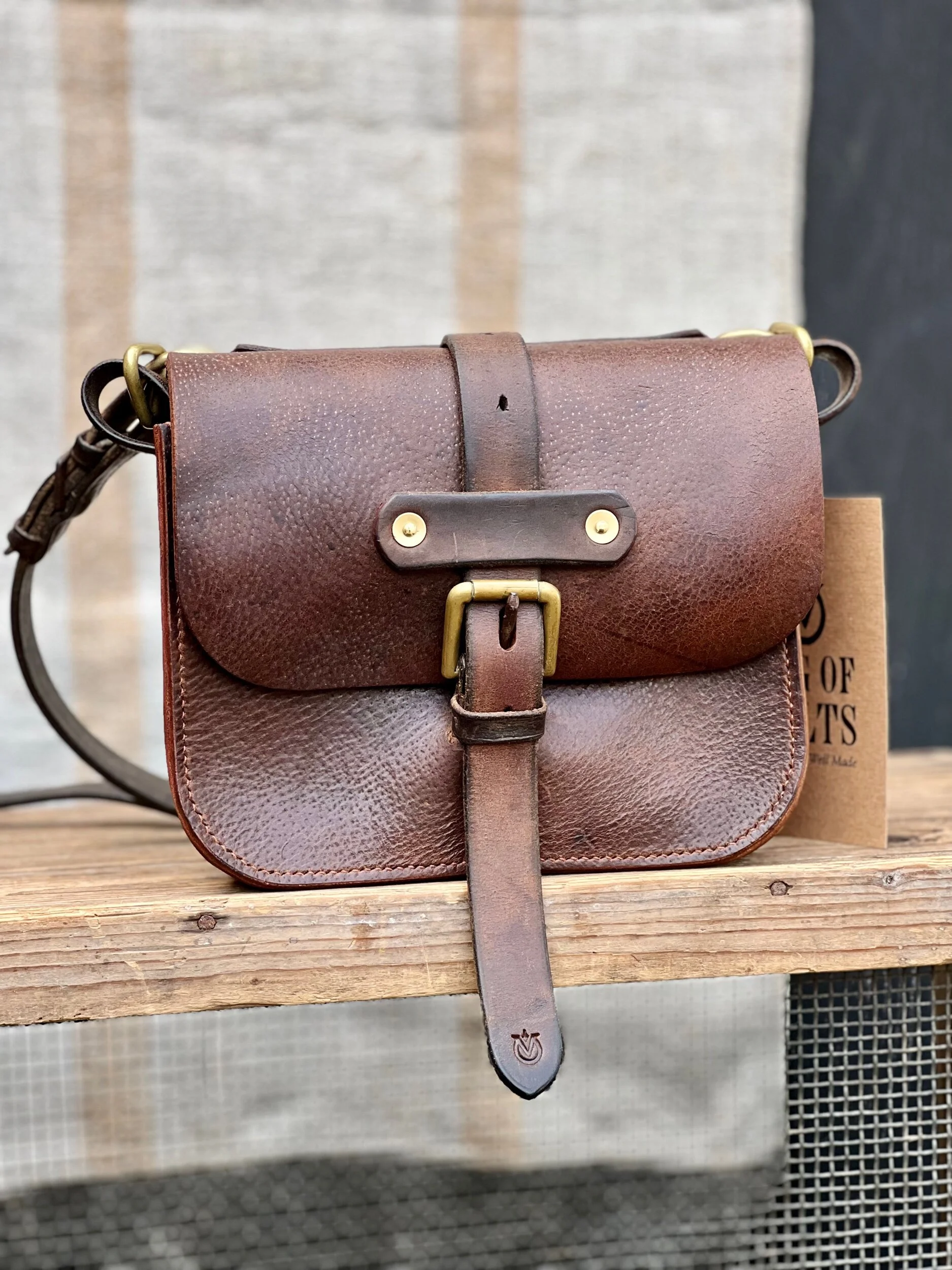 Rag of Colts, handmade repurposed vintage leather leatherwork leatherbag hand stitched bag leatherbag handbag satchel manbag