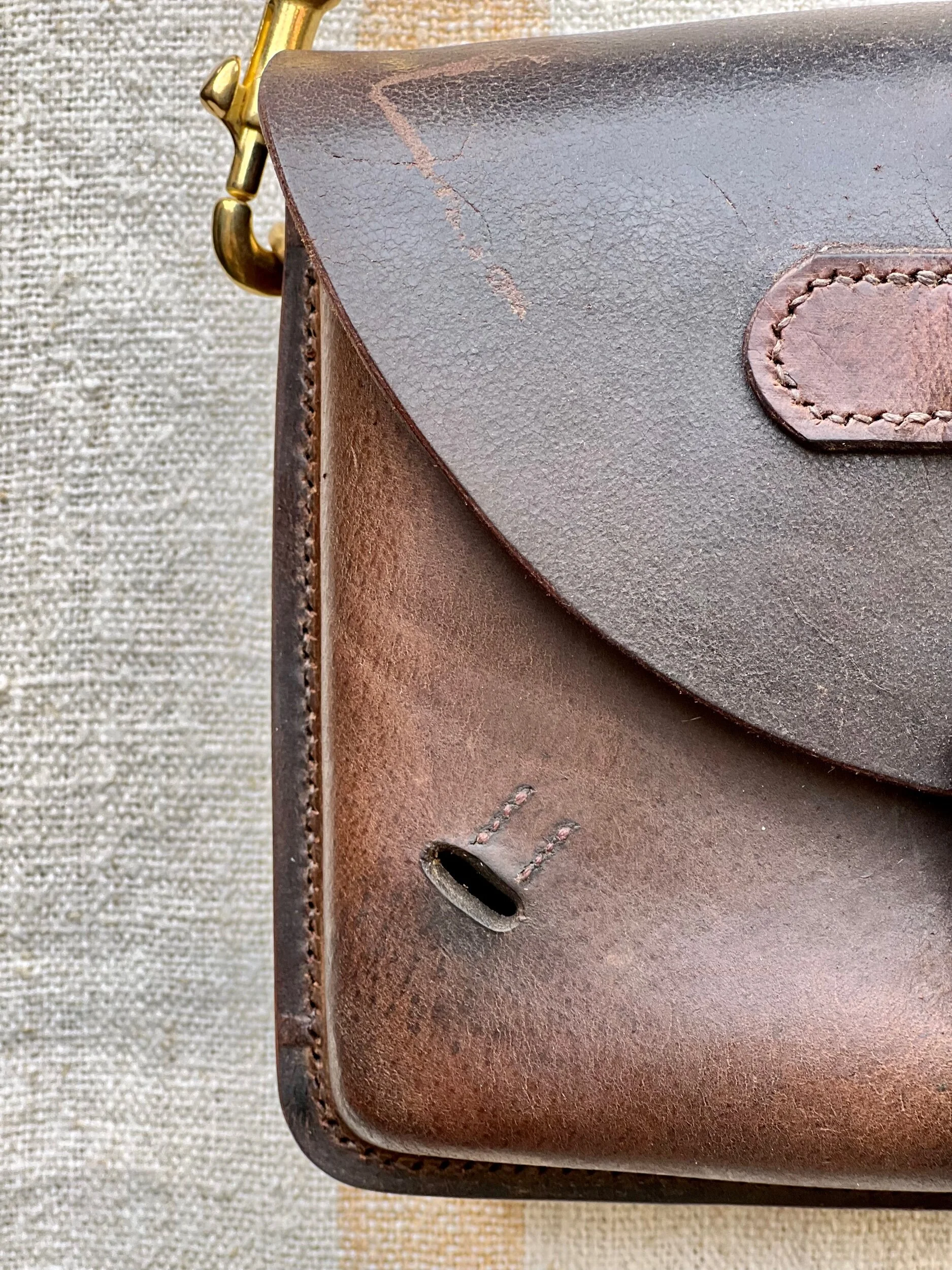 Rag of Colts, Handmade Repurposed Leatherwork Handbag Hand Stitched Leather Bag Satchel