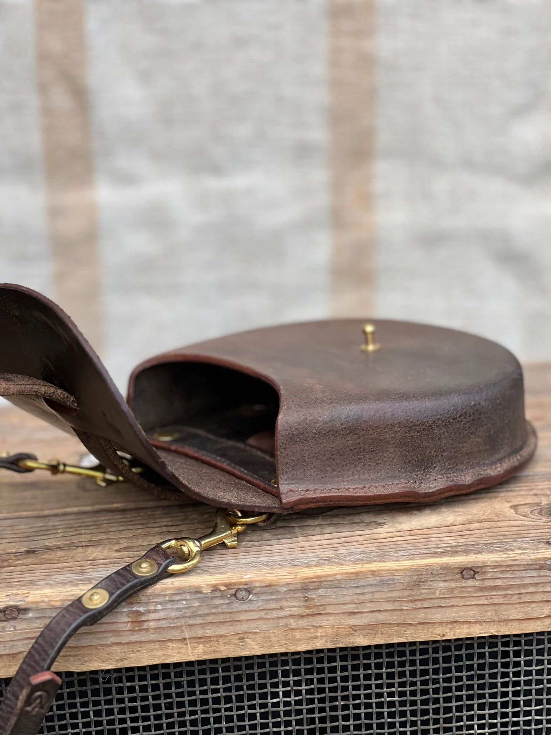 Rag of Colts handmade saddle leather bag, belt bag, handbag, handmade