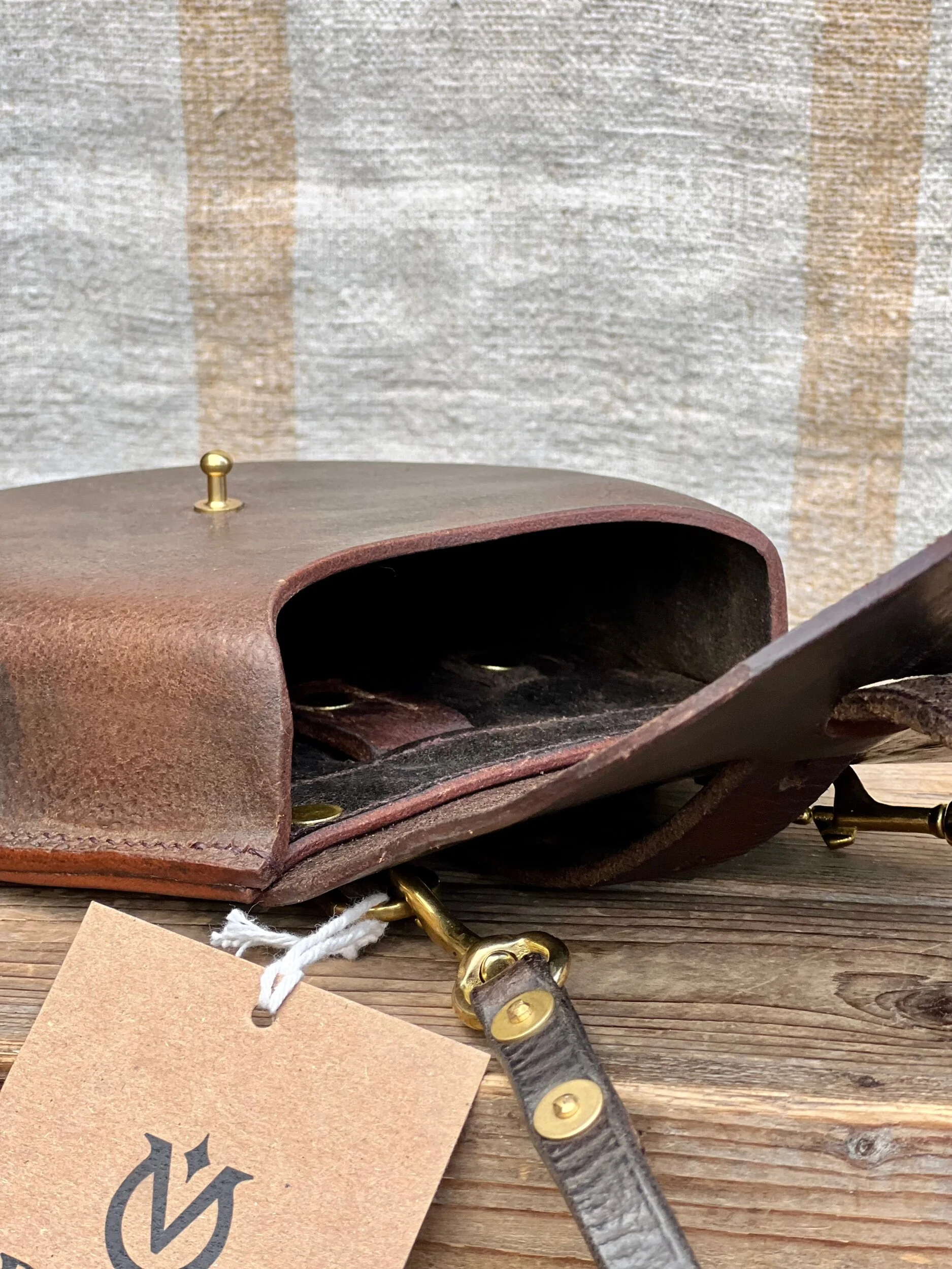 Rag of Colts handmade saddle leather bag, belt bag, handbag, handmade