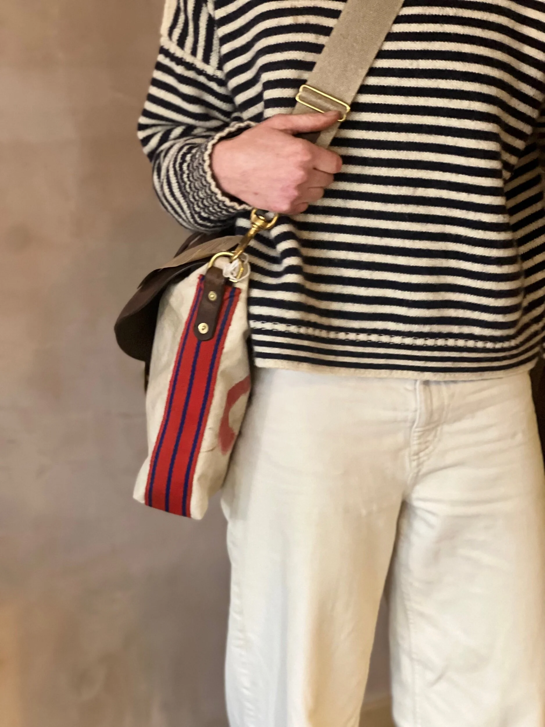 Rag of Colts repurposed vintage canvas satchel bag