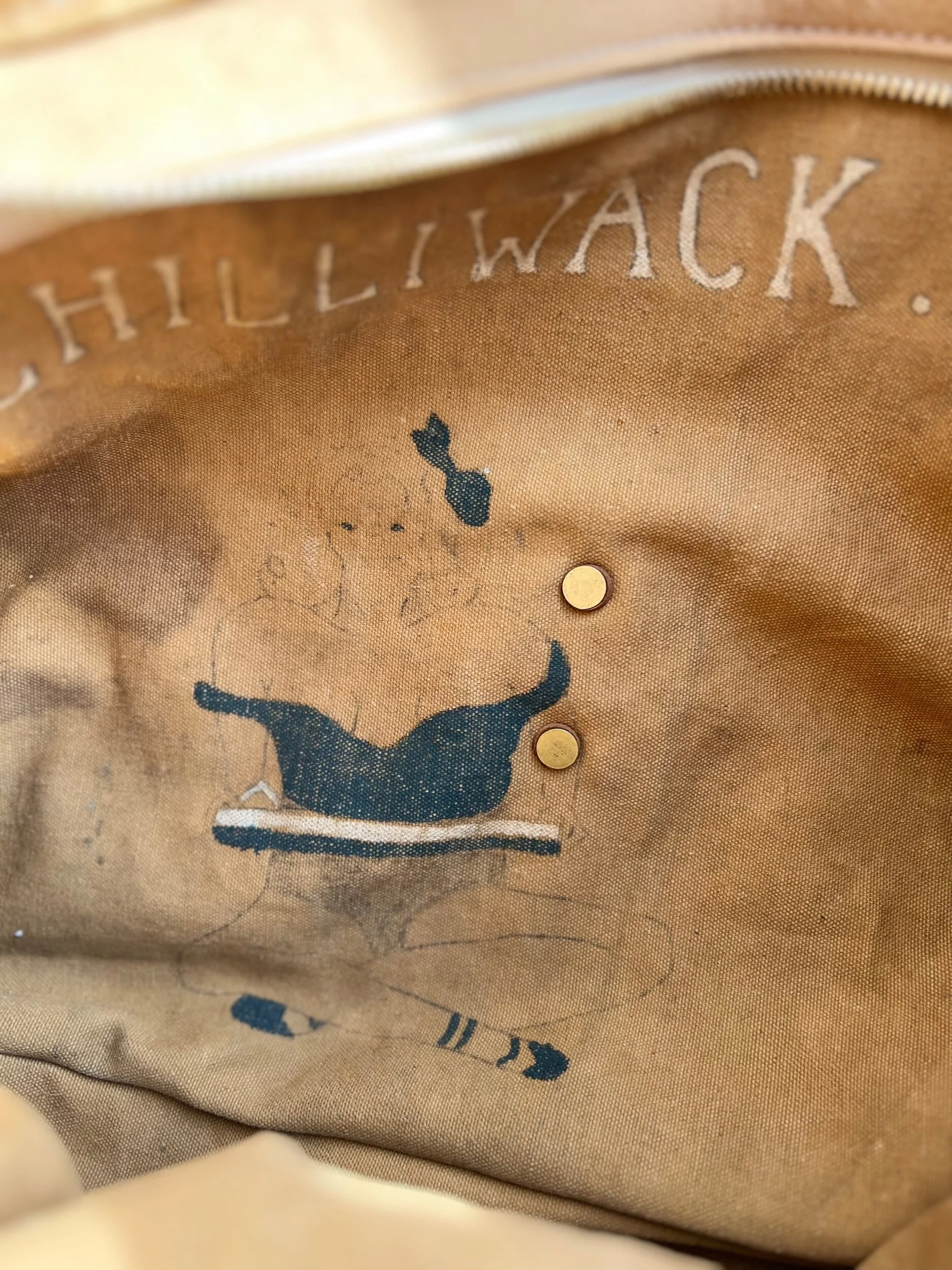 Rag of Colts handmade repurposed leatherwork saddle leather military canvas messenger bag satchel handbag