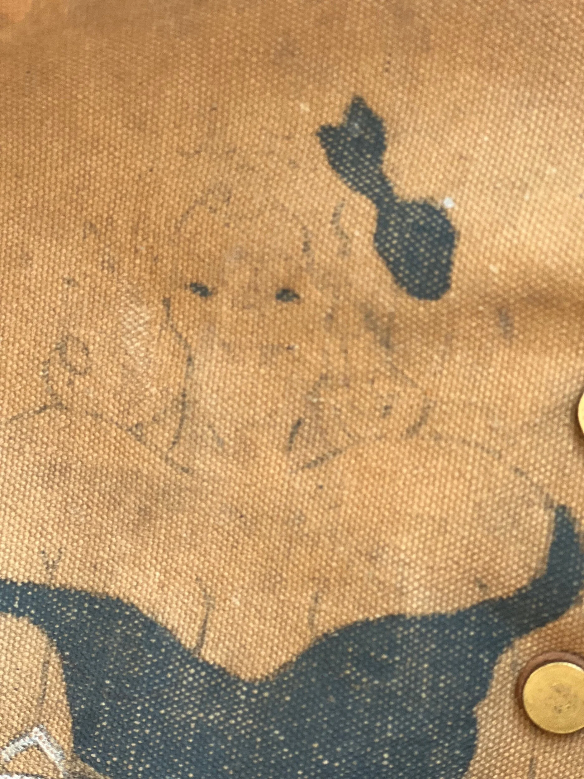 Rag of Colts handmade repurposed leatherwork saddle leather military canvas messenger bag satchel handbag