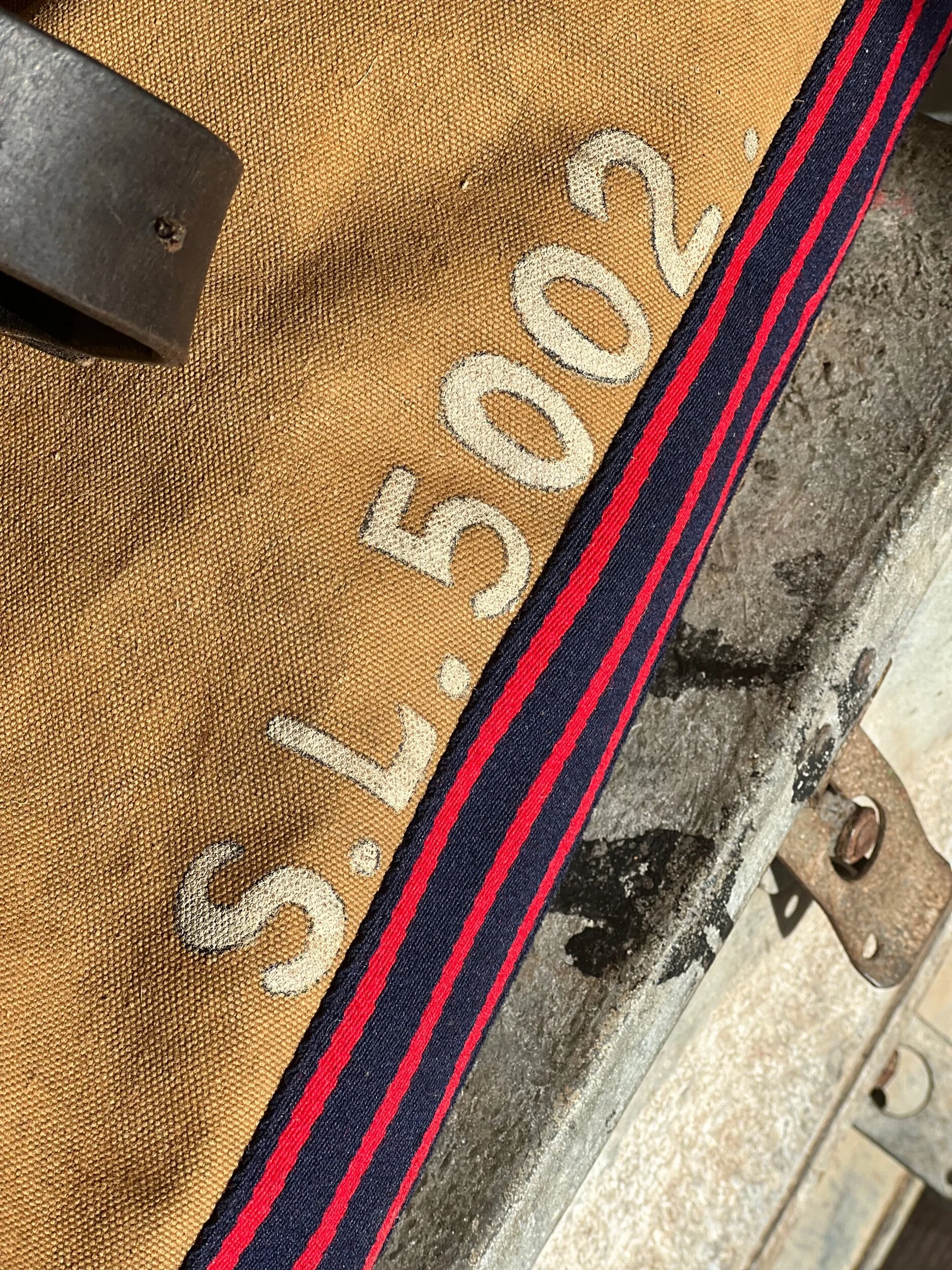 Rag of Colts handmade repurposed leatherwork saddle leather military canvas messenger bag satchel handbag