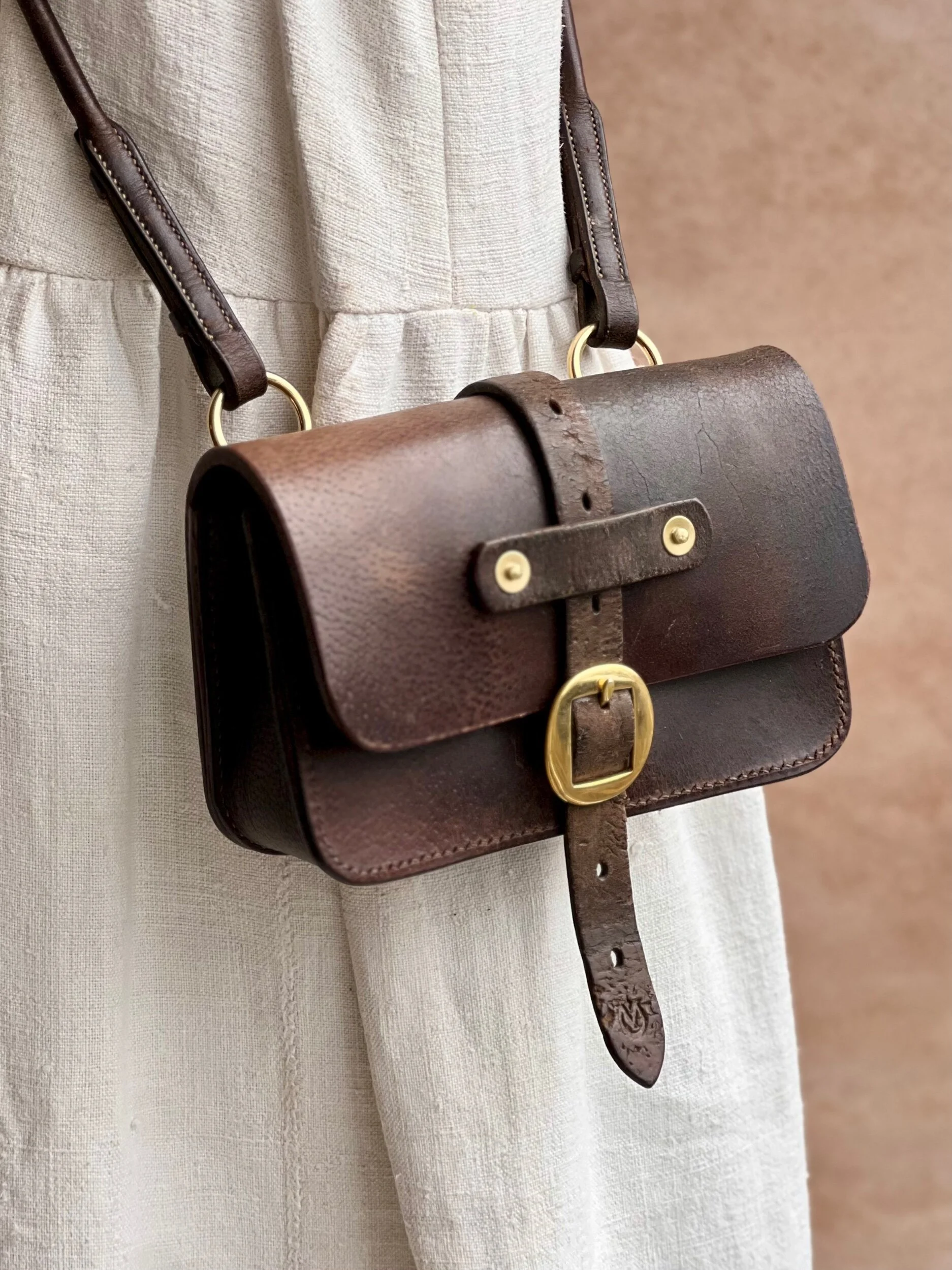 rag of colts handmade repurposed leather hand stitched handbag beltbag love