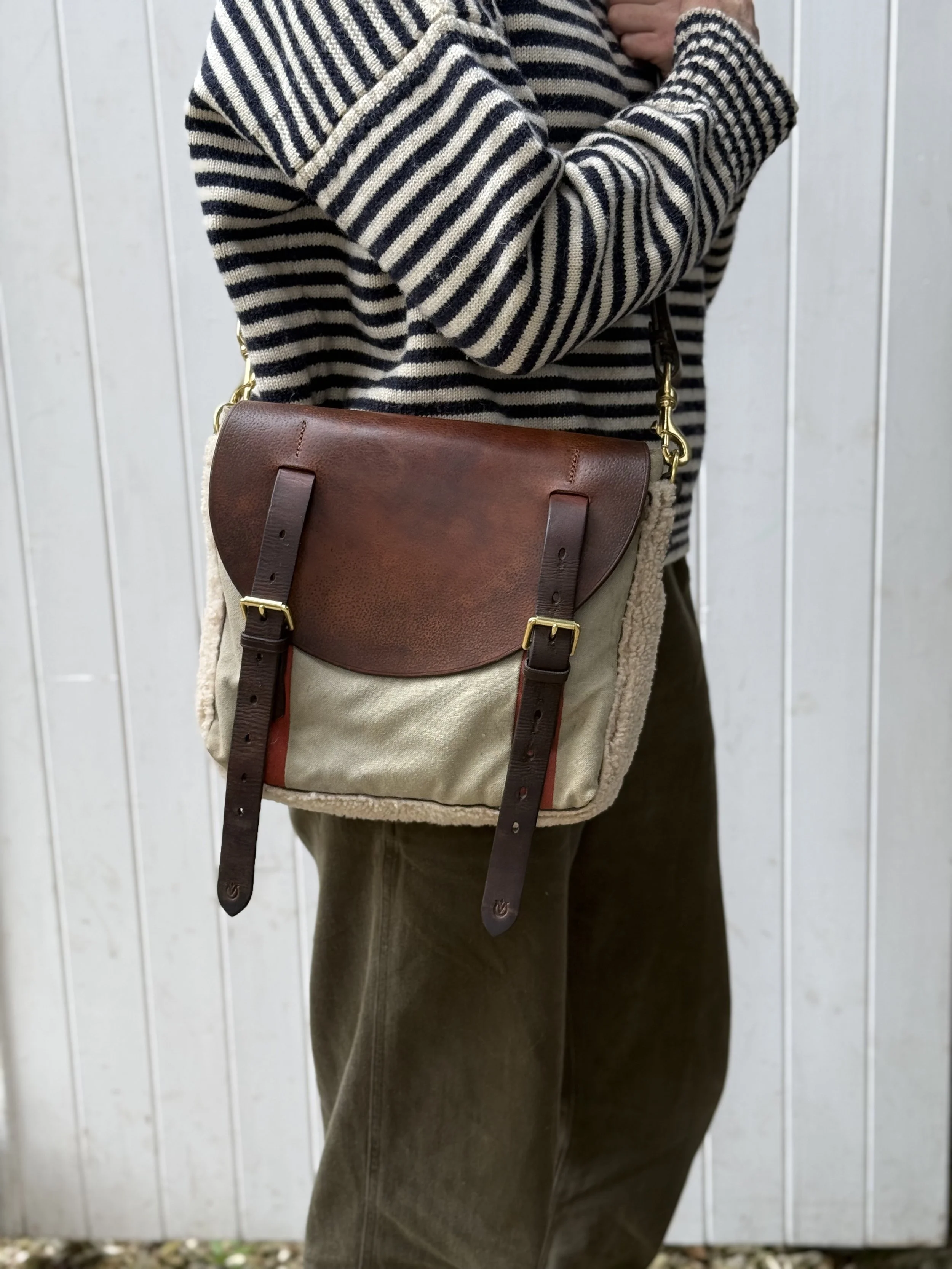 Rag of Colts canvas handmade messenger bag