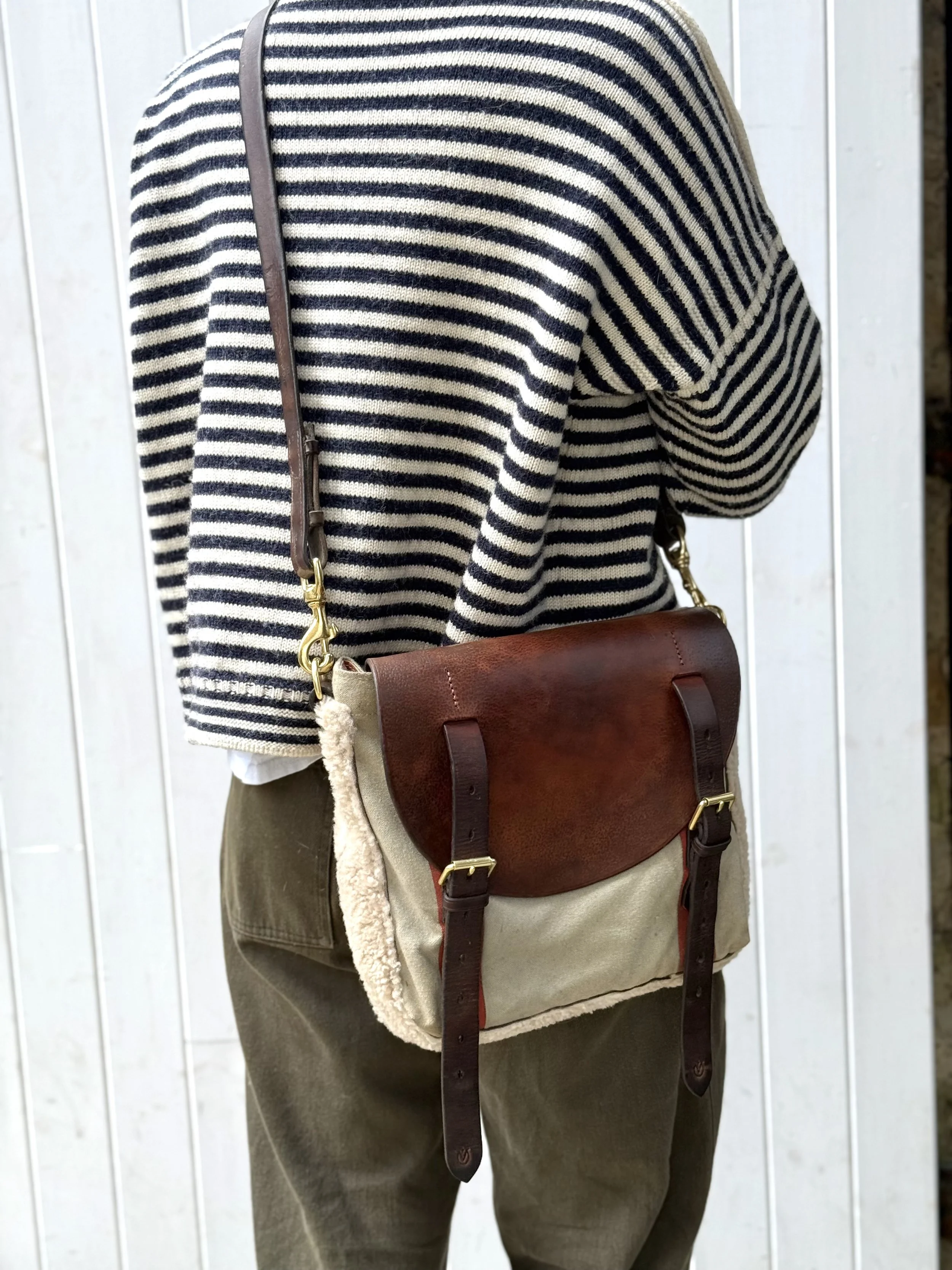 Rag of Colts canvas handmade messenger bag
