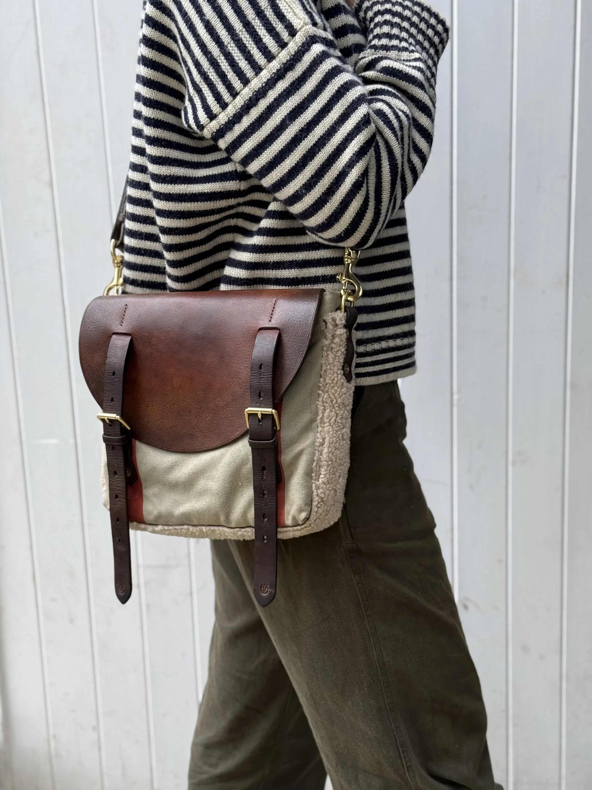 Rag of Colts canvas handmade messenger bag
