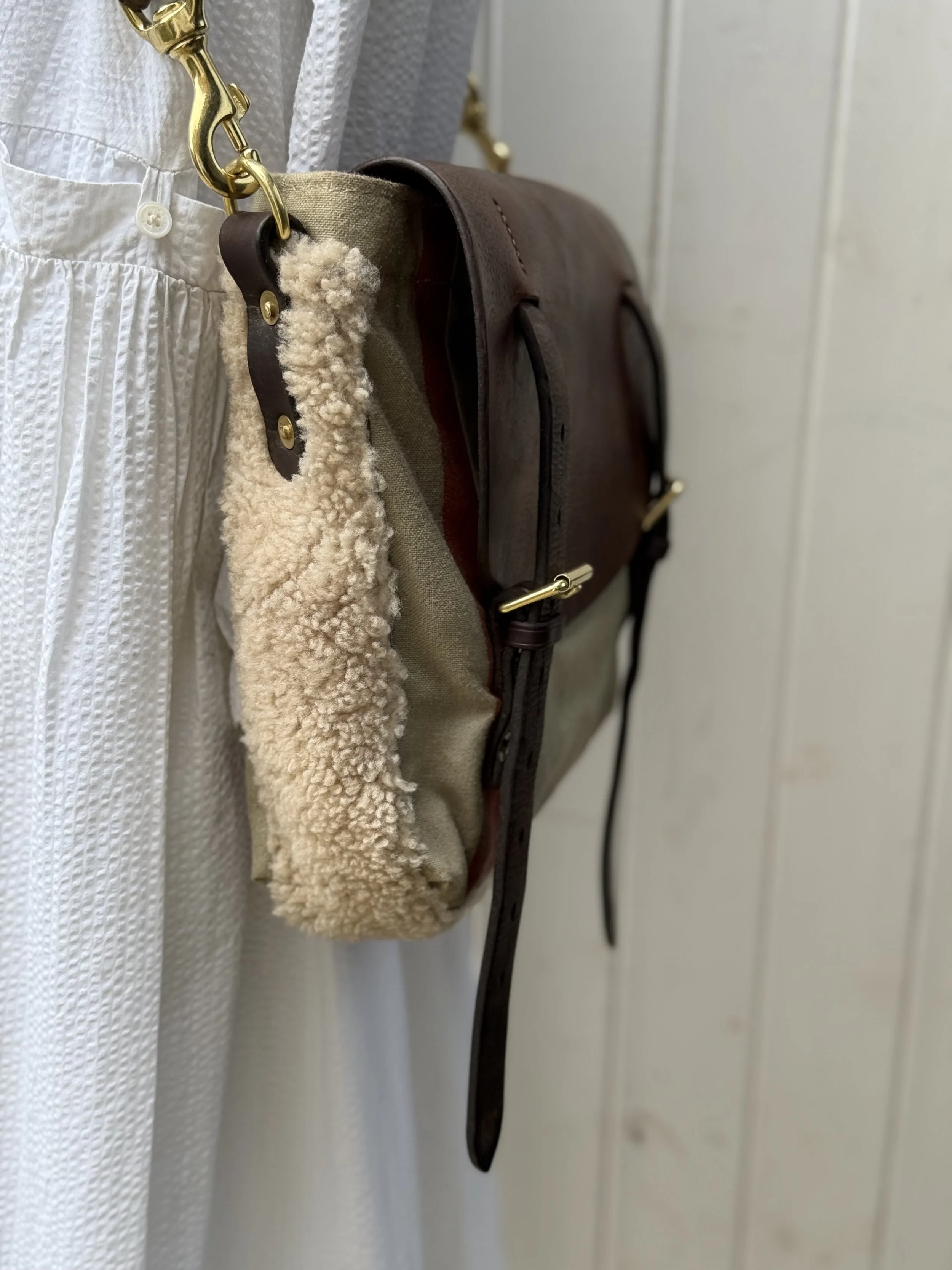 Rag of Colts canvas handmade messenger bag