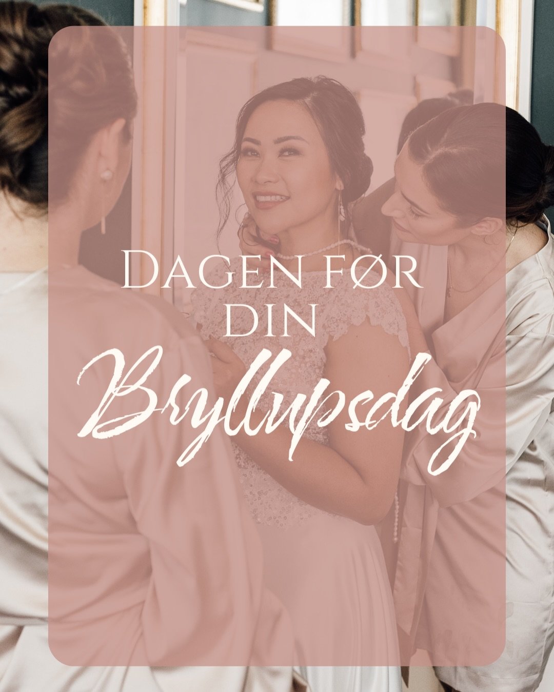 ER DU SP&AElig;NDT? NERV&Oslash;S? 

F&aring;r du d&aring;rlig mave? Eller sover d&aring;rligt om natten? 

I know! Ikke s&aelig;rlig glamour&oslash;st, men du kan faktisk bruge din erfaring fra sidste eksamensdag til noget! 

Rigtig mange brude f&ar