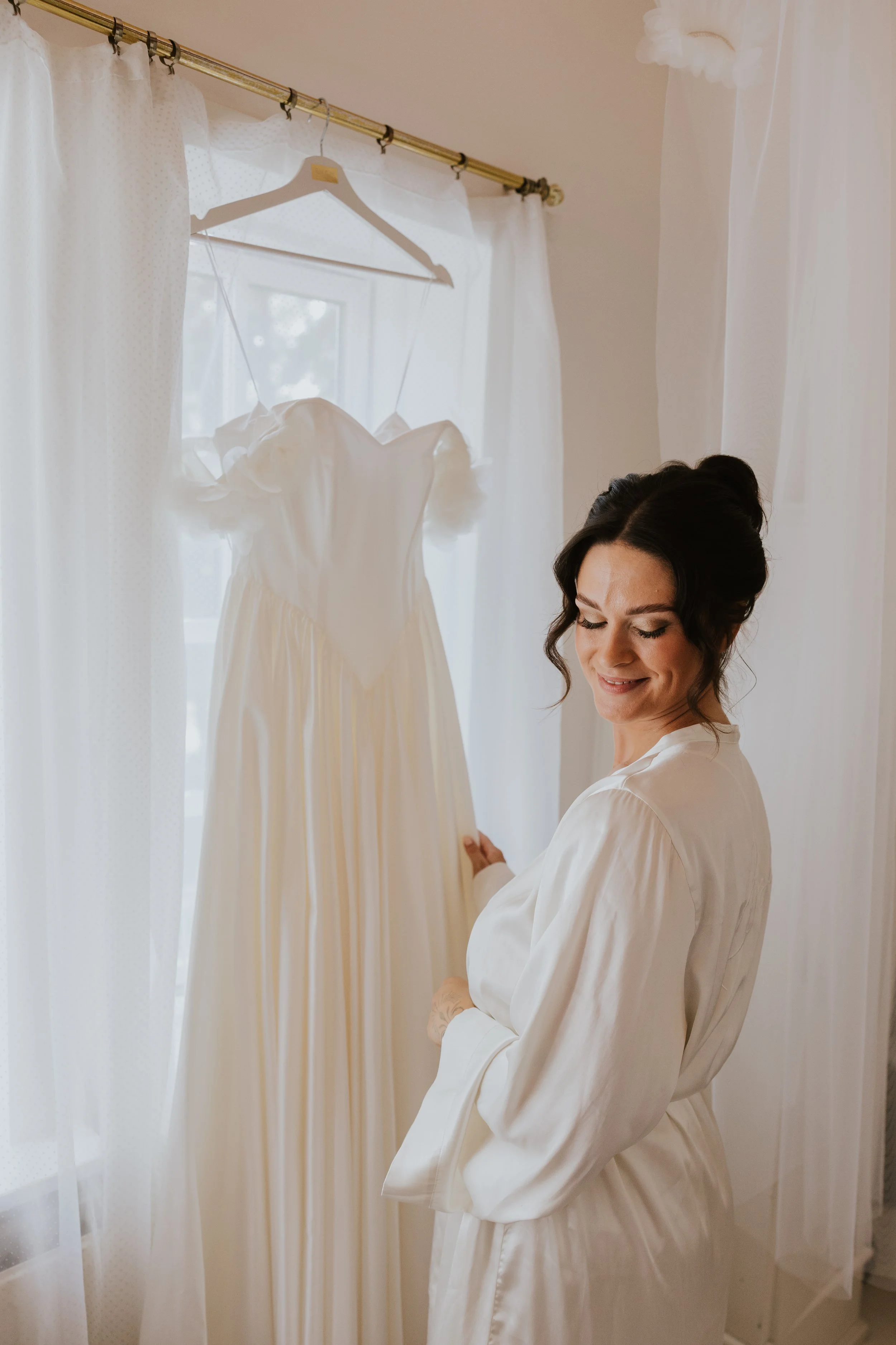 høj brudeopsætning 