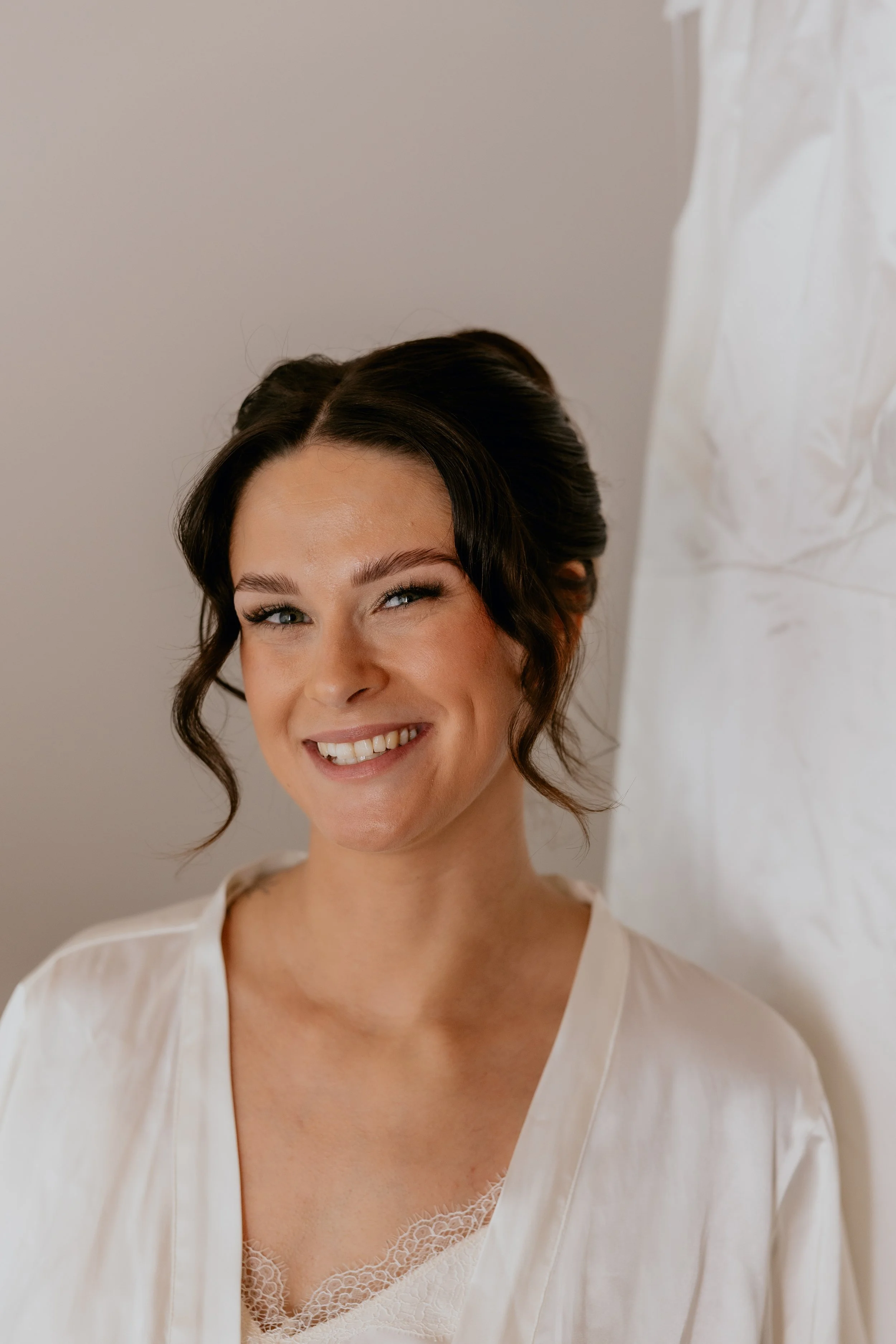 brudemakeup til brunette