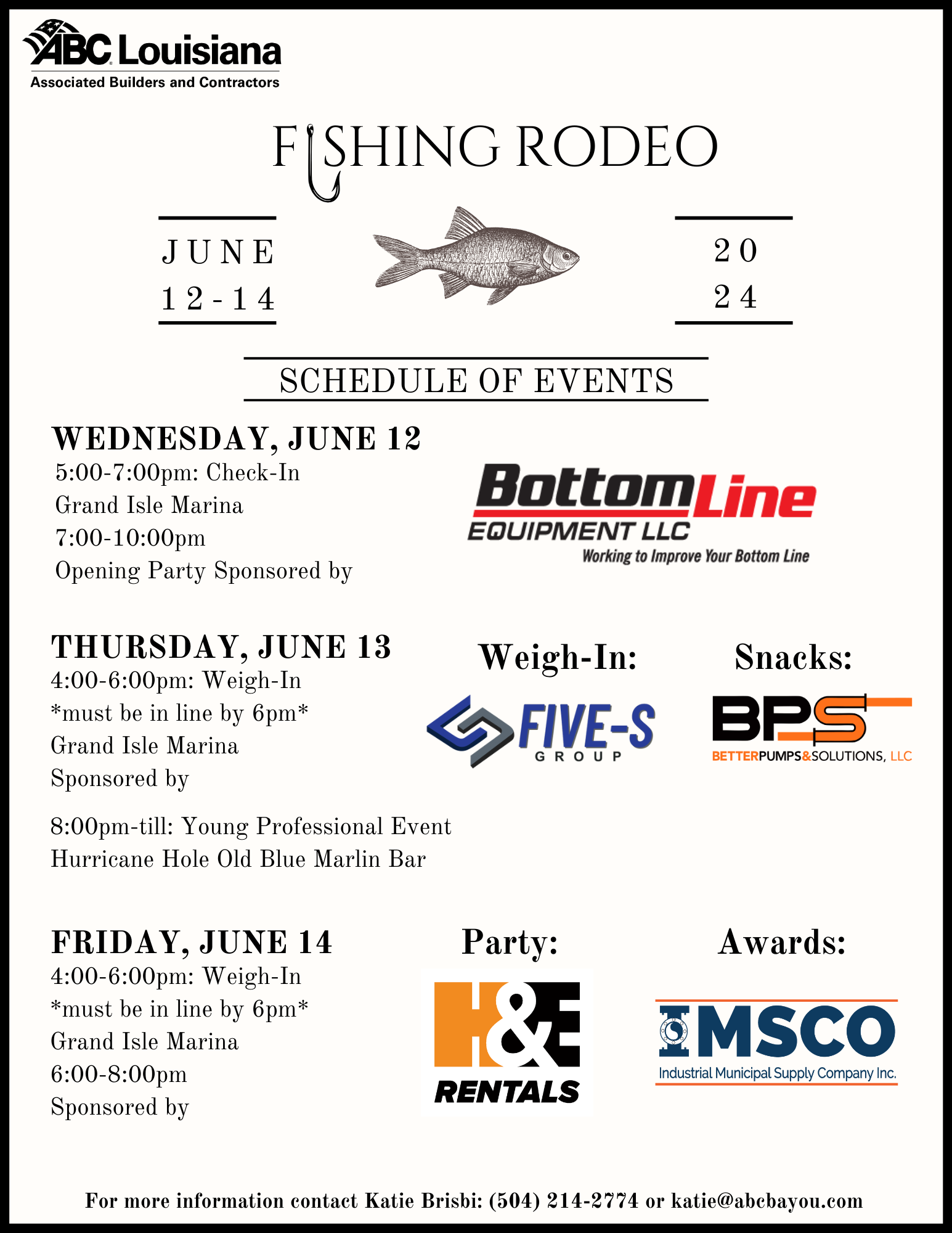 Fishing Rodeo Raffle Ticket Fishing Rodeo — ABC of Louisiana