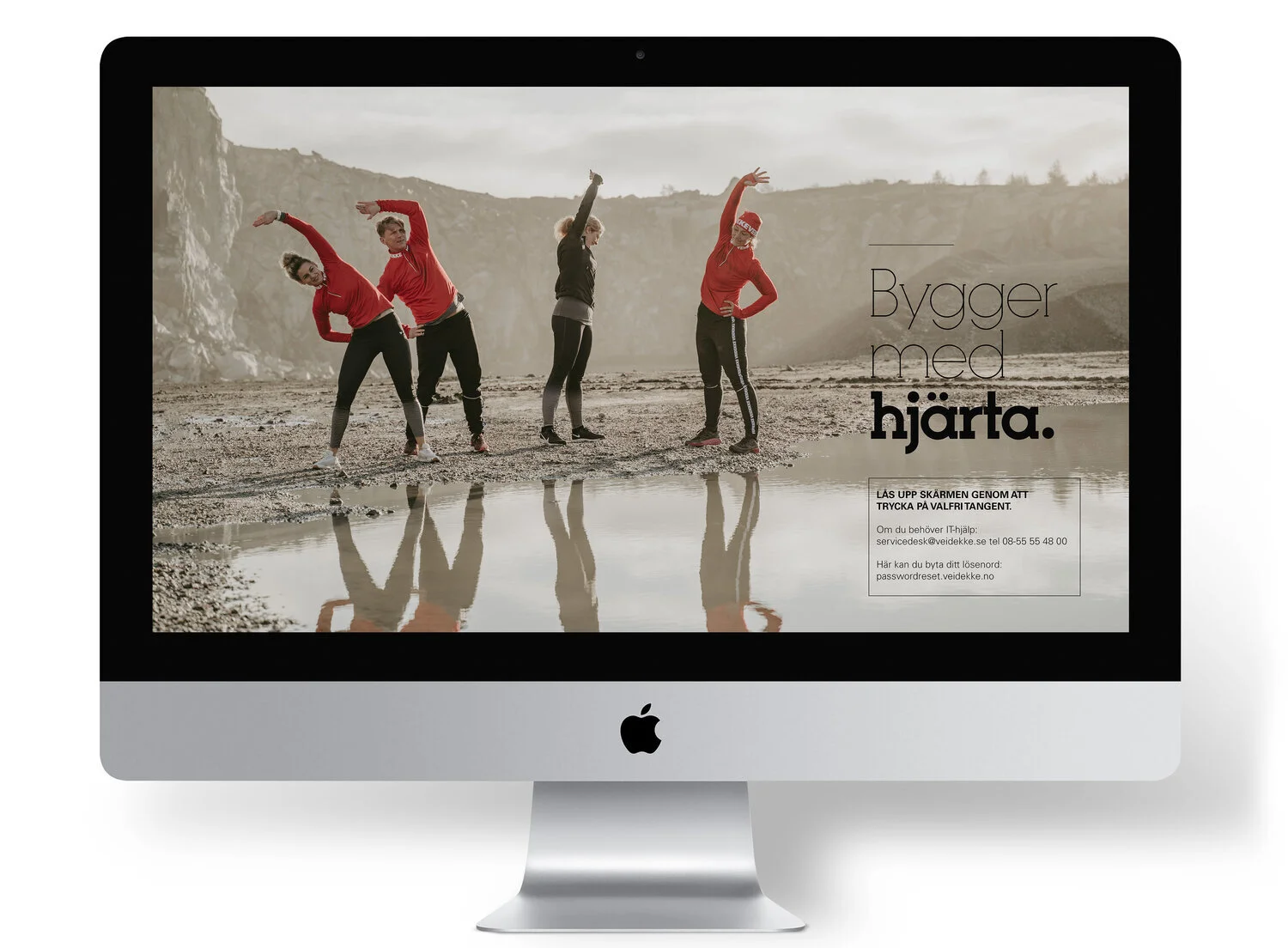 Home Screen for all Veidekke employees