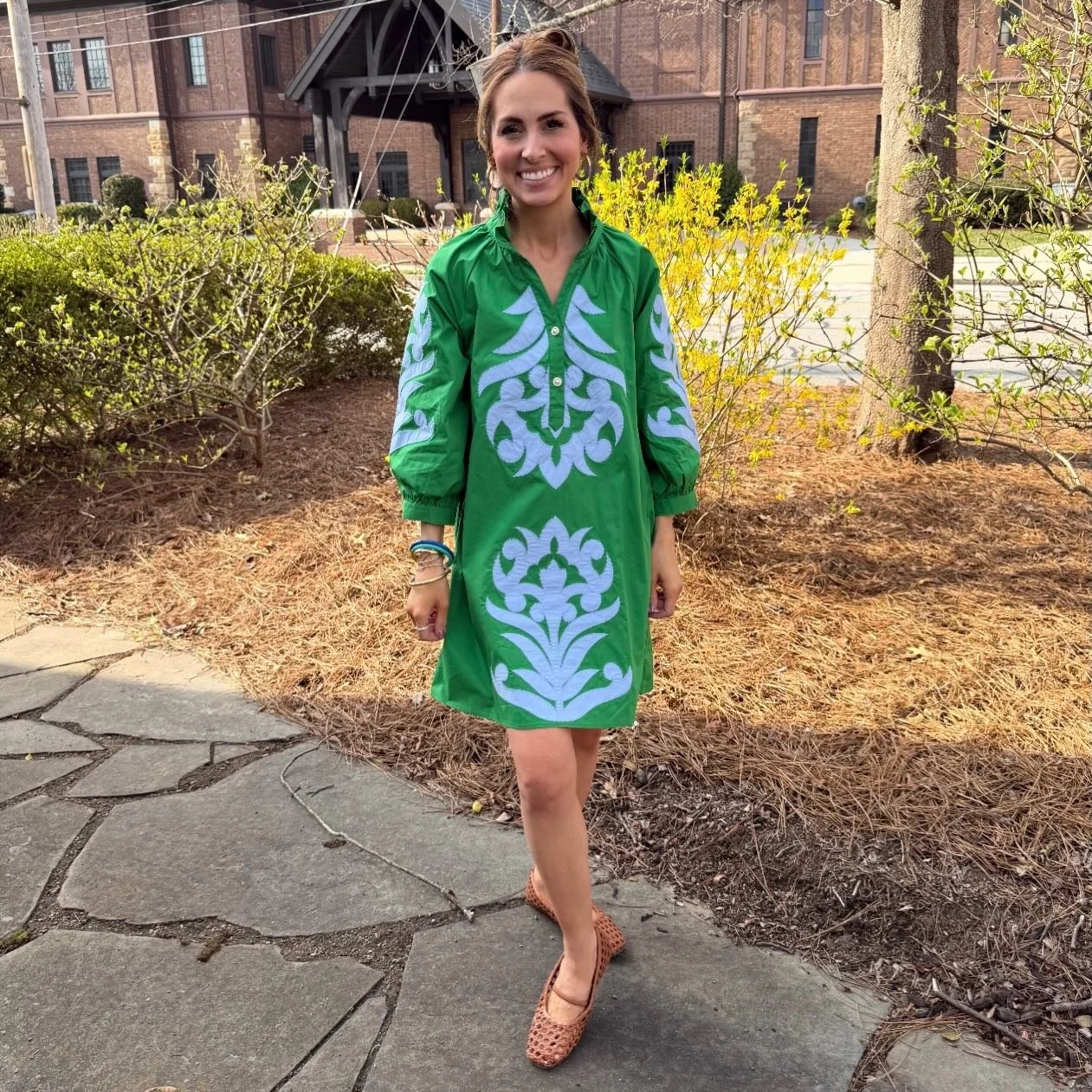 ☘️ Feeling lucky in this one.

Our favorite shade of green just in time for spring and St. Patrick&rsquo;s Day. This easy, breezy dress is the kind you&rsquo;ll reach for all season long &mdash; whether you&rsquo;re heading to brunch, a spring event,