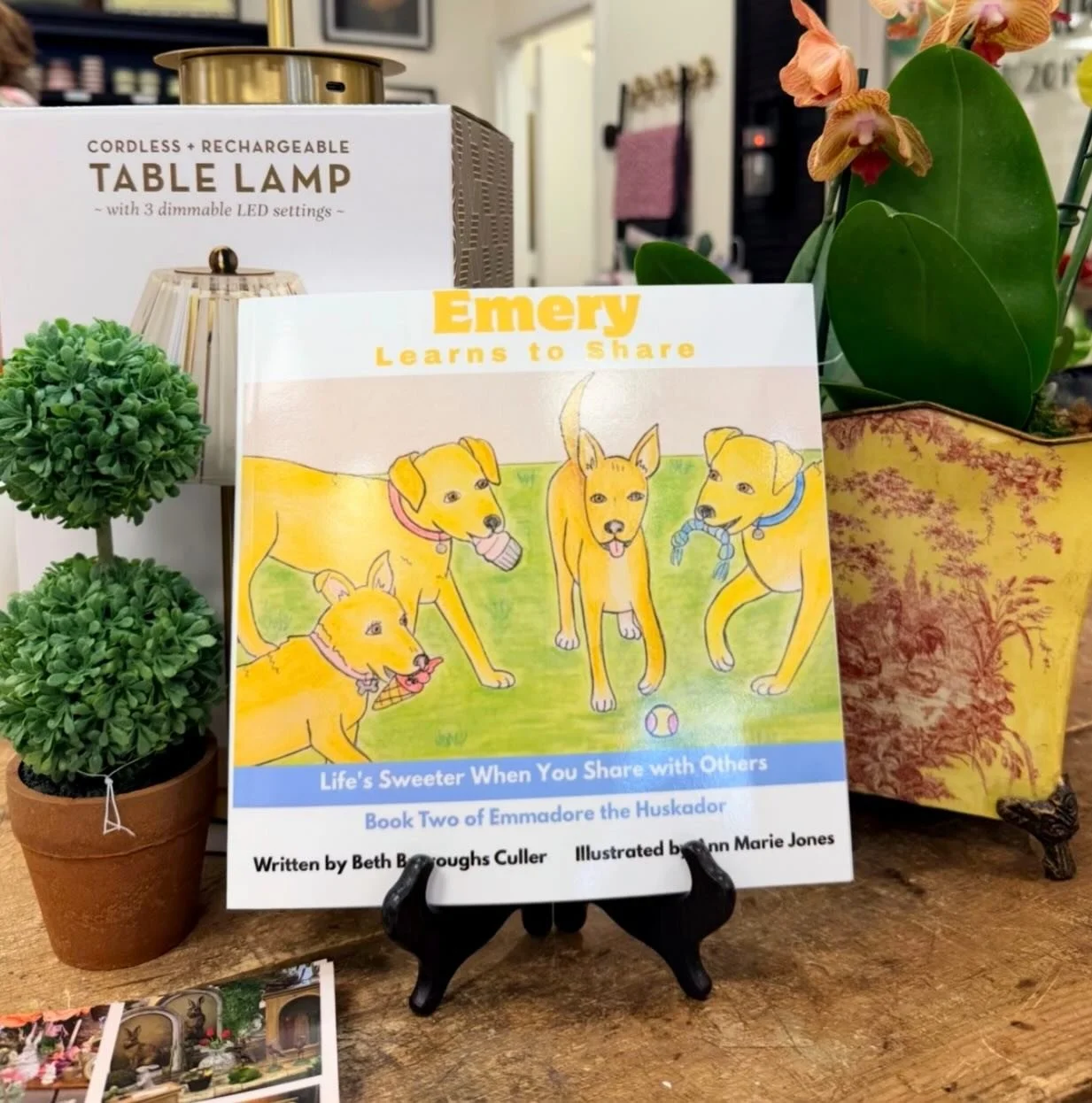 A sweet story with an even sweeter message 🐾💛📚

&ldquo;Emery Learns to Share&rdquo; is the perfect little gift for the kiddos, grandbabies, or your favorite tiny reader ✨

Cute illustrations, meaningful lessons, and a story they&rsquo;ll want to r