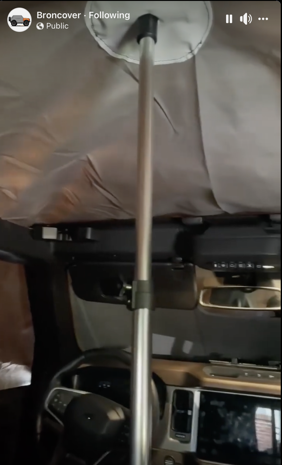 'Extra' Adjustable Center Pole