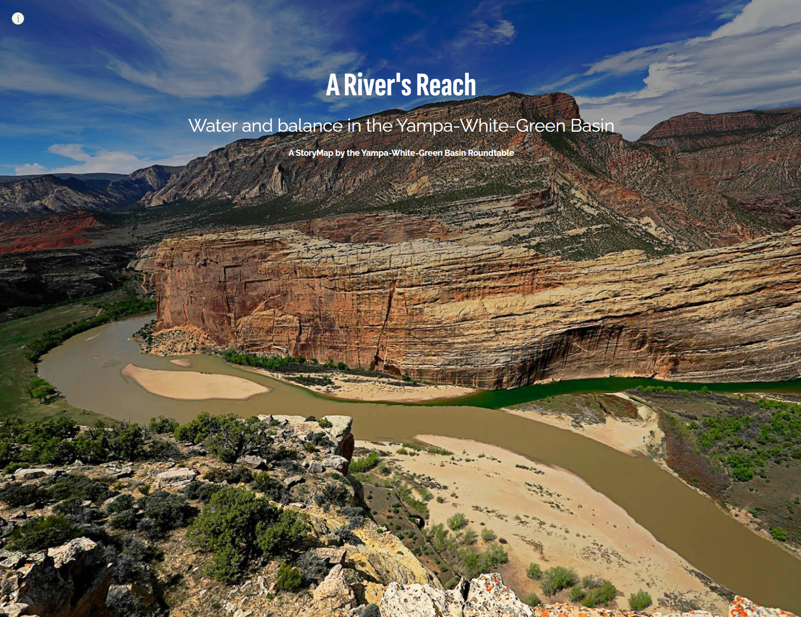 A River's Reach, created for the Yampa White Green Basin Roundtable, tells the unique and complex story of water in the Yampa White Green Basin in northwest Colorado, a region known for some of the last free-flowing rivers in the American West. From 