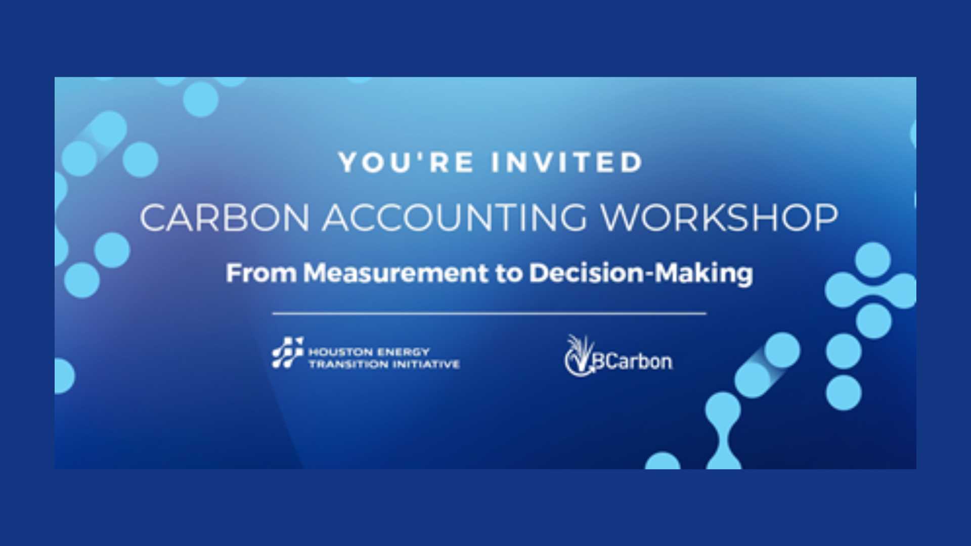 Carbon Accounting Workshop Hosted by BCarbon & HETI