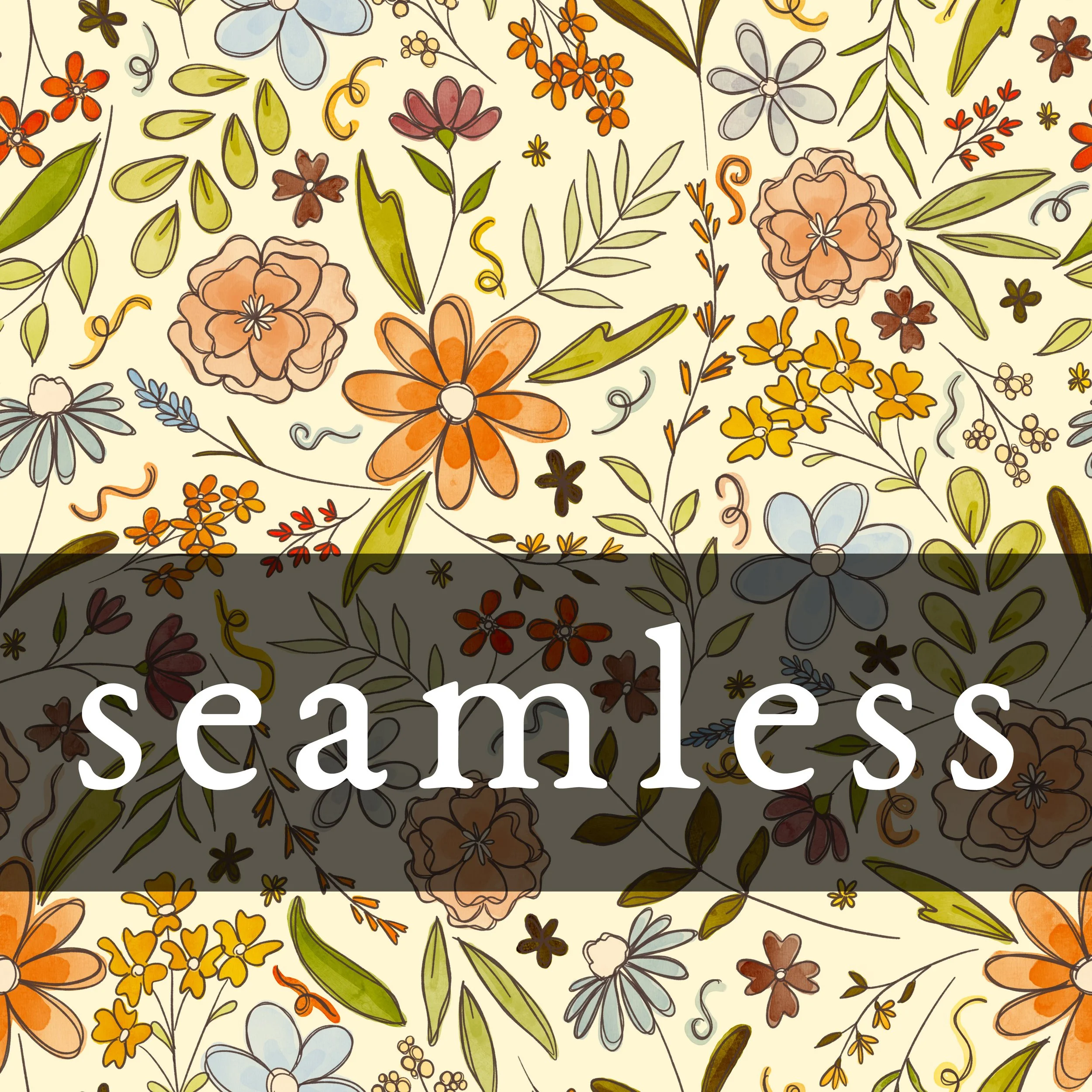 Pic Sketchy Swirl Floral Vivid Blue Orange.jpg