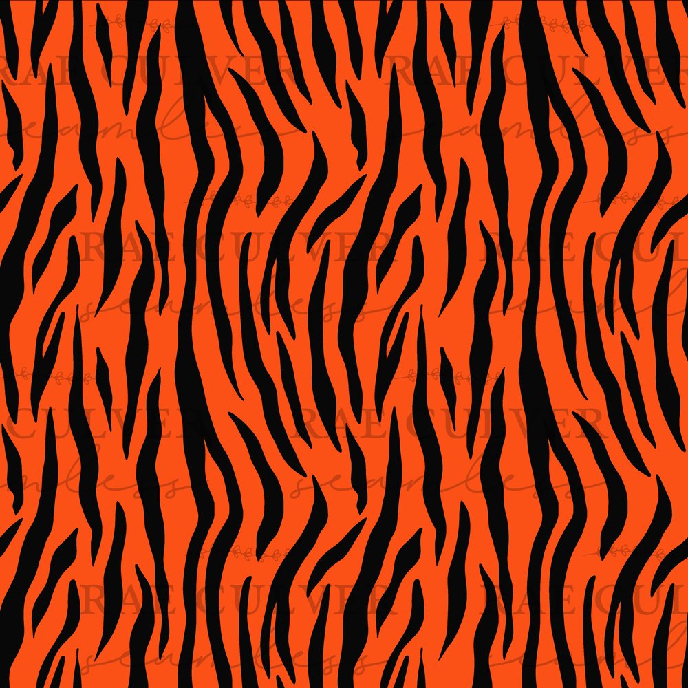 Bengal Tiger Stripes — RaeCulverSeamless