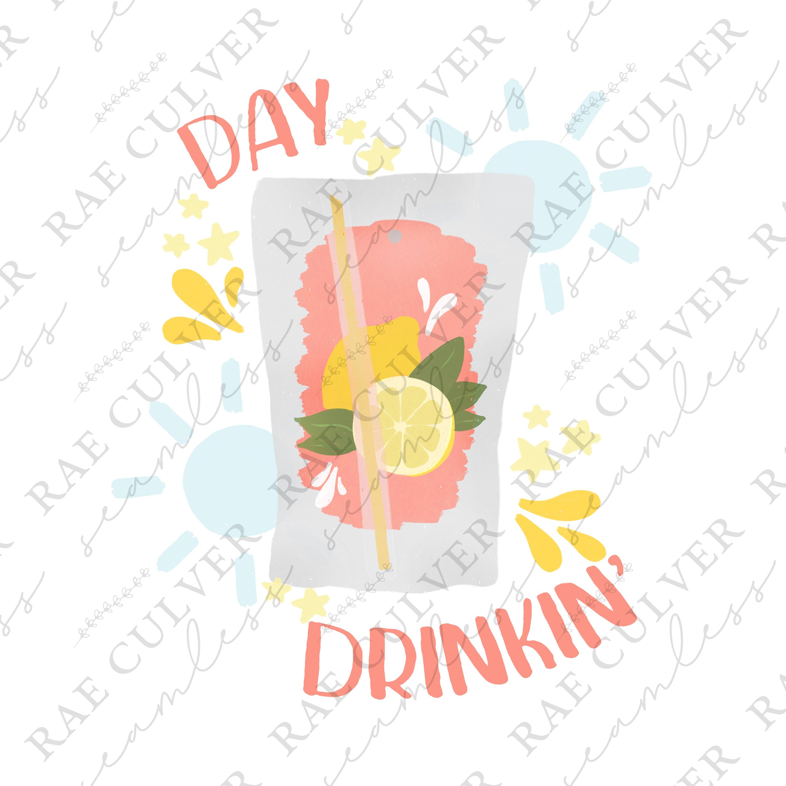 Pink Day Drinkin' Juice Pouch Sub