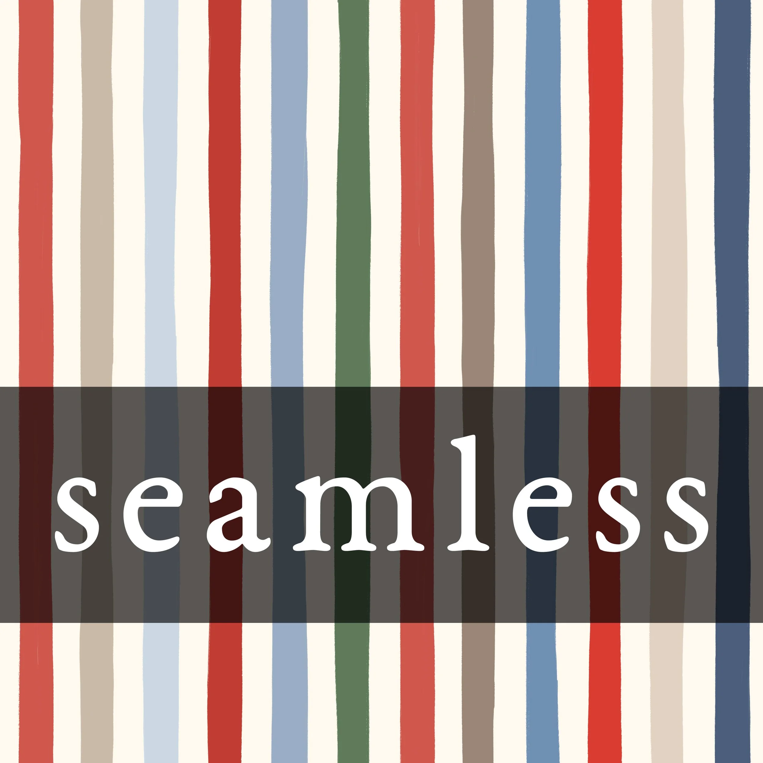 Sweet Summer Floral Red White Blue Stripes