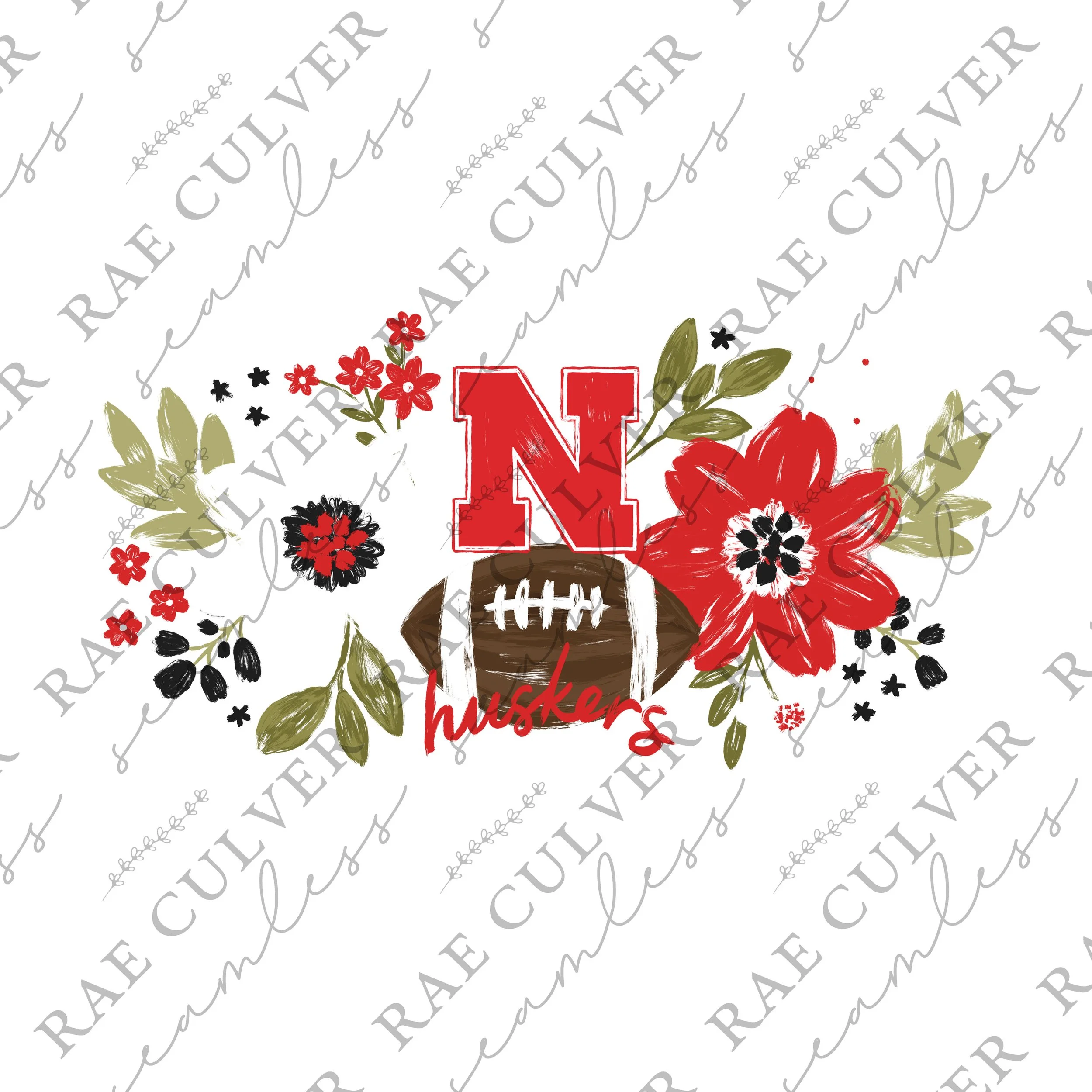 2026 Nebraska Huskers Floral Sub