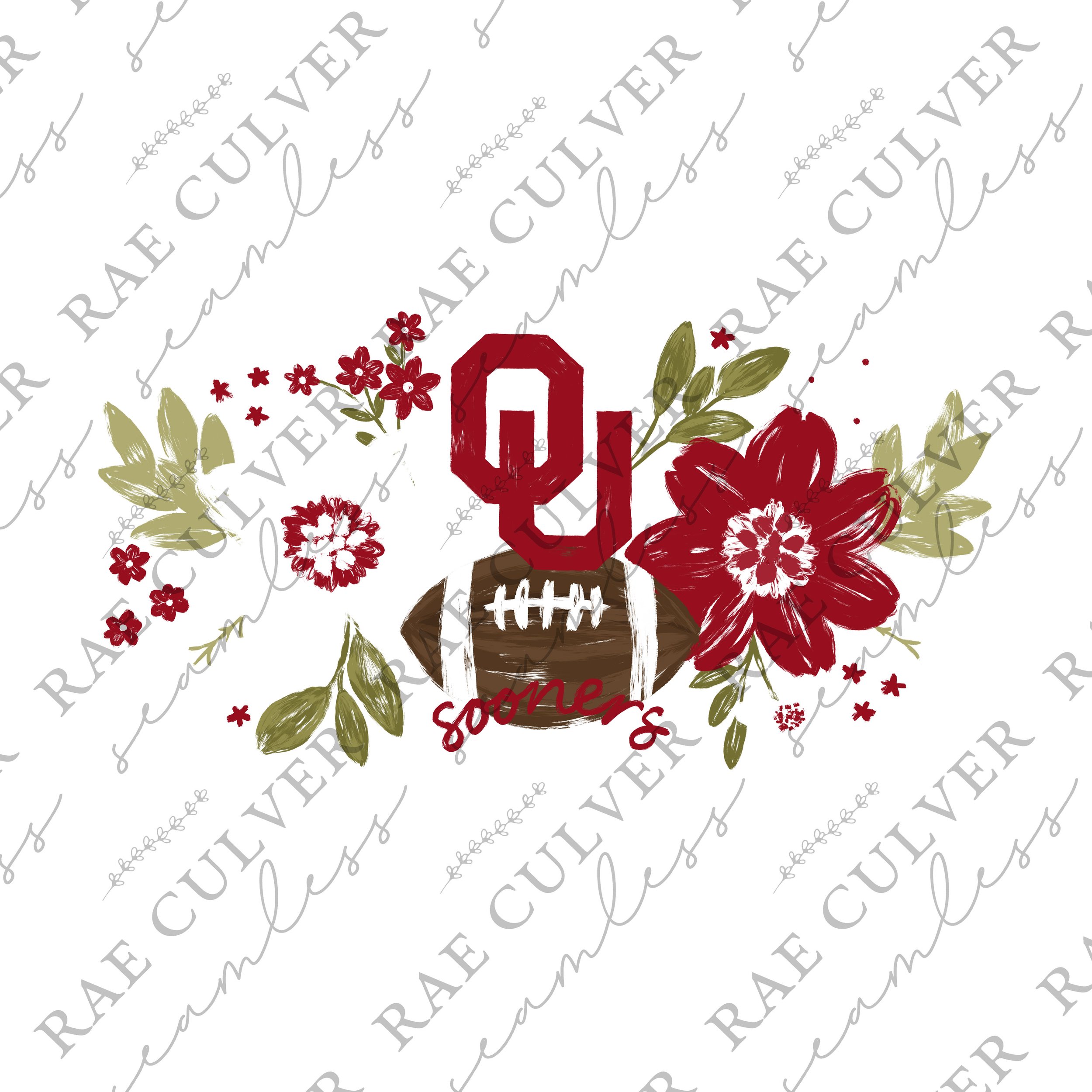 2026 Oklahoma Sooners Floral Sub