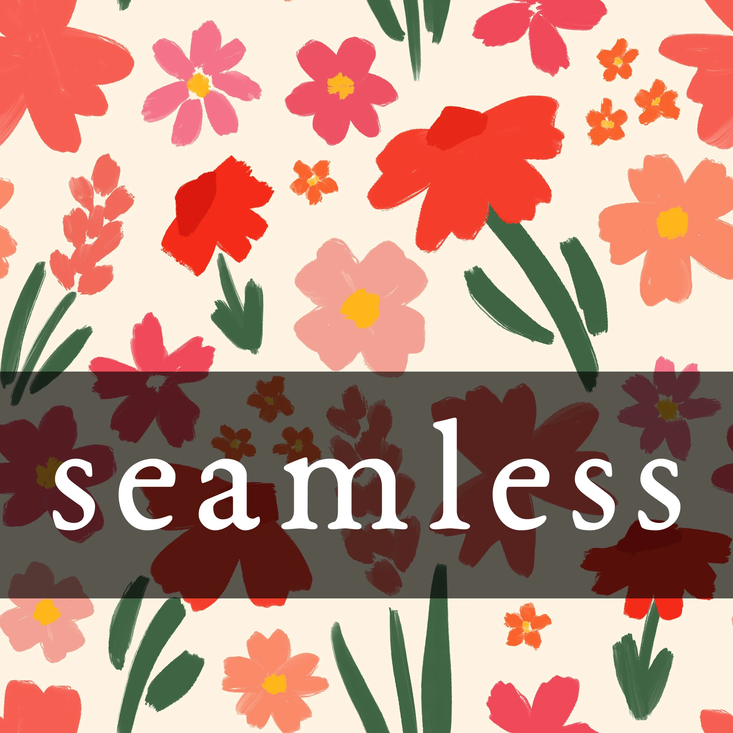 Sweet Summer Floral Red