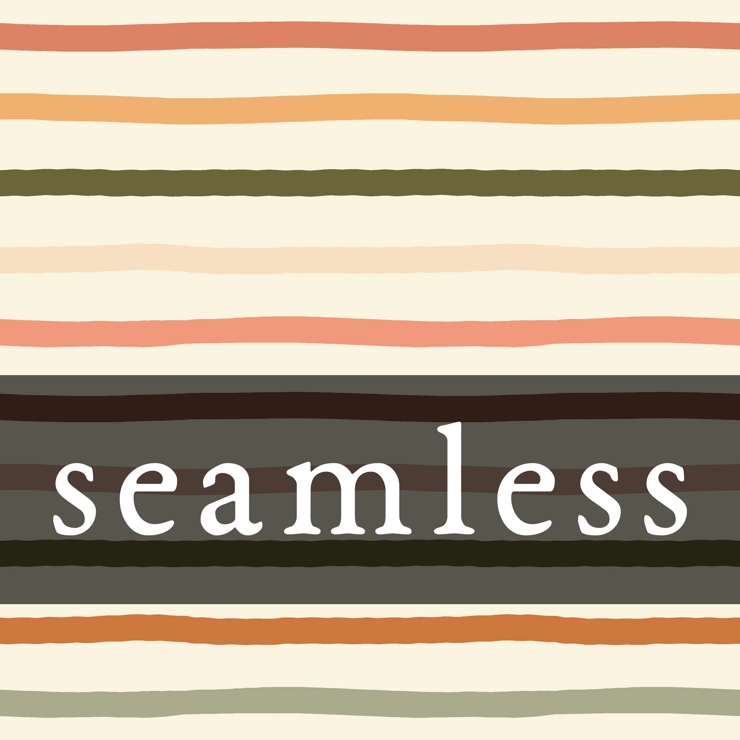 Busy Floral Stripes Fall