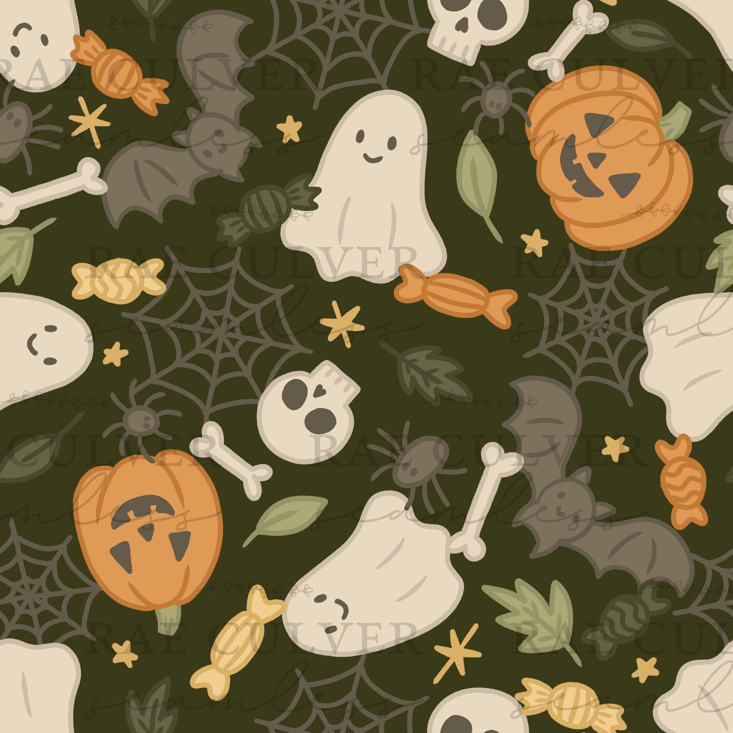 Listing Cutie Halloween Ghosts Green.jpg