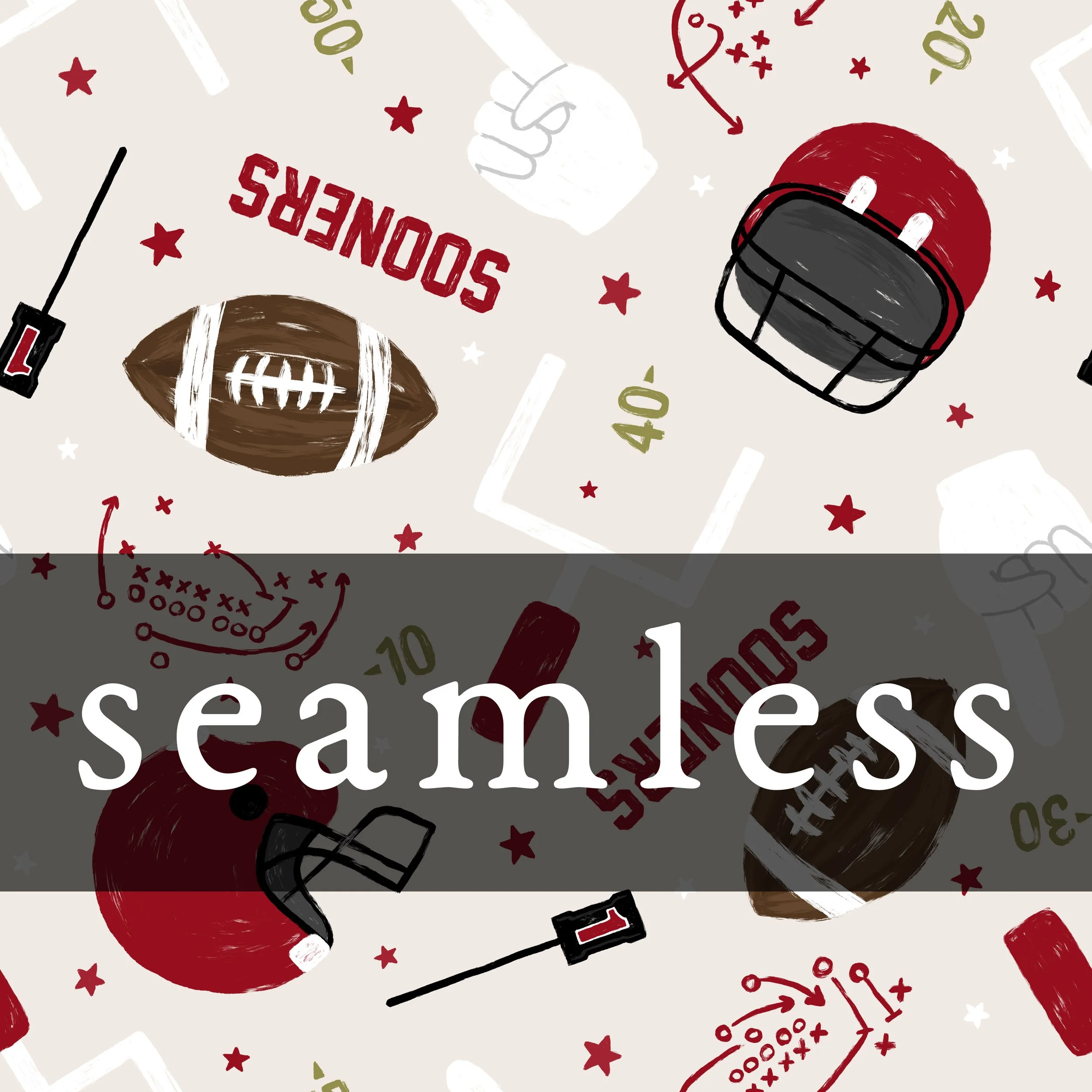 2026 Oklahoma Sooners Playbook Cream