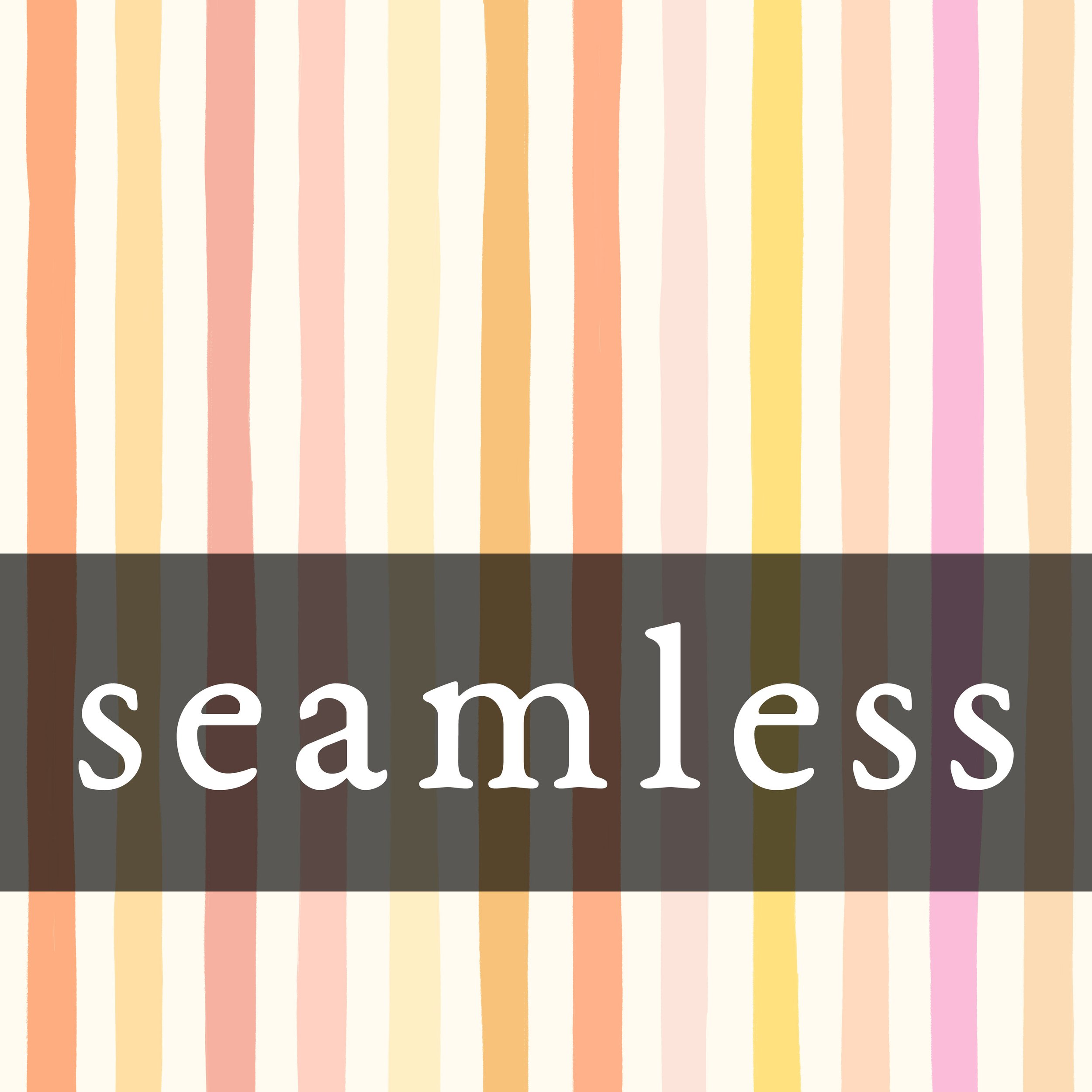 Sweet Summer Floral Peach Stripes