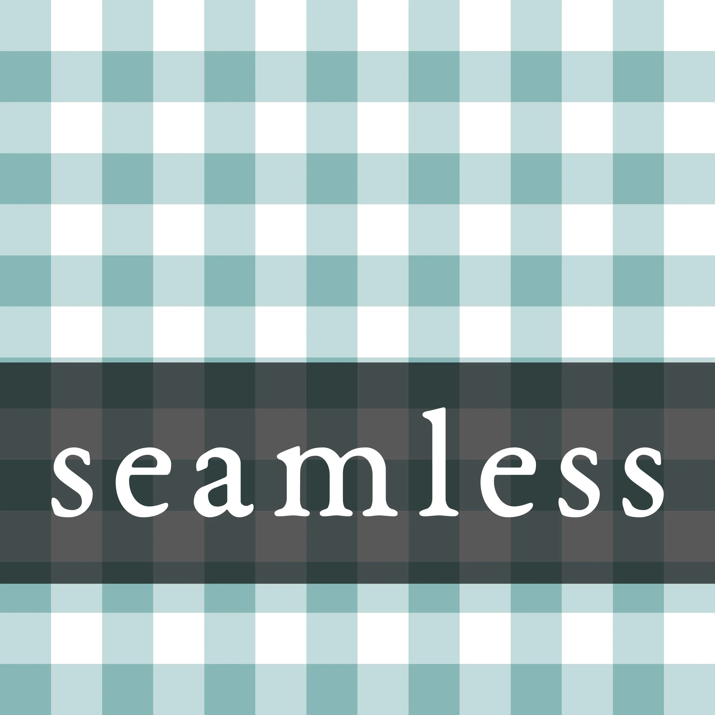 Gingham Summer Ocean