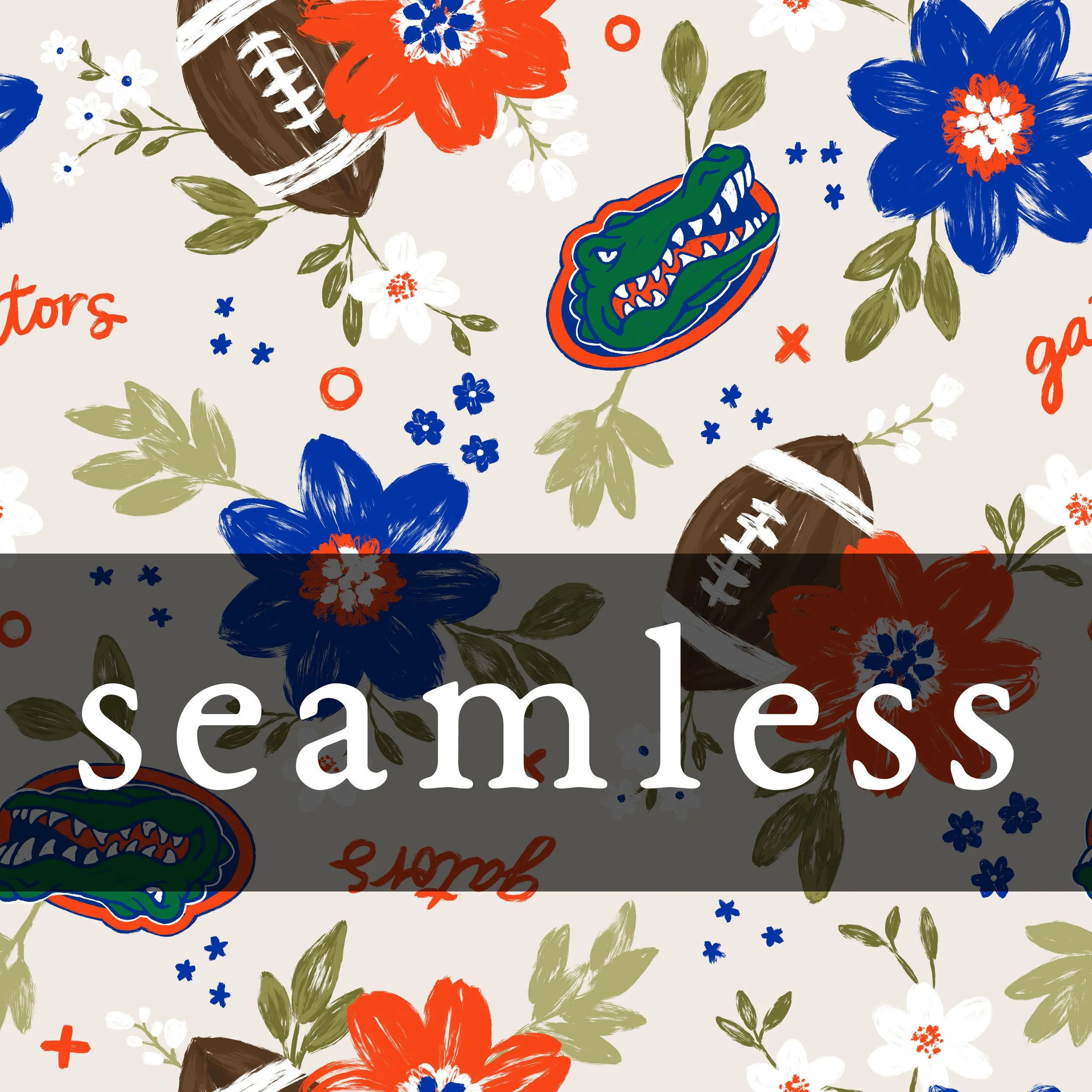 2026 Florida Gators Floral Cream