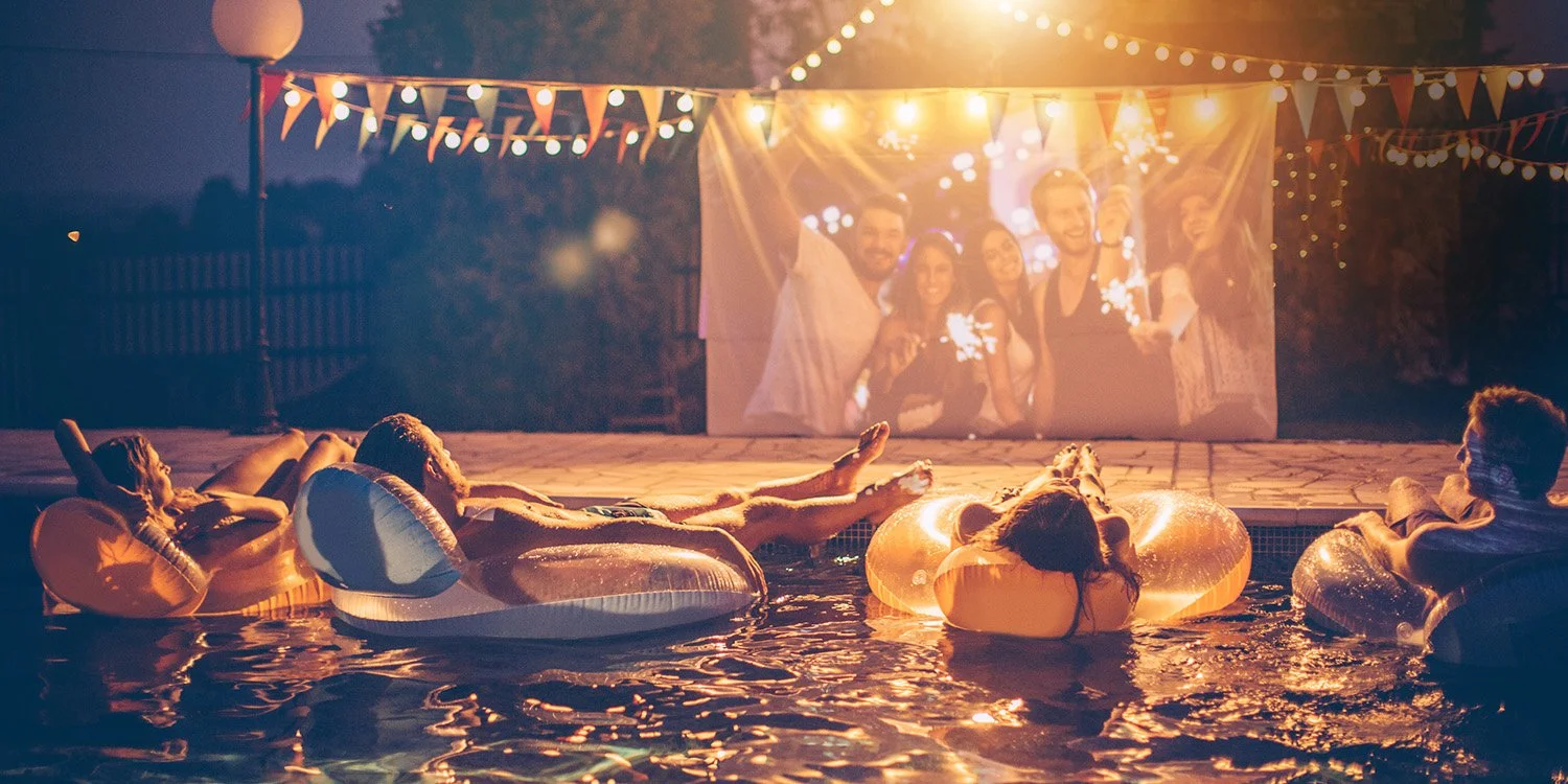 End of Summer pool movie night