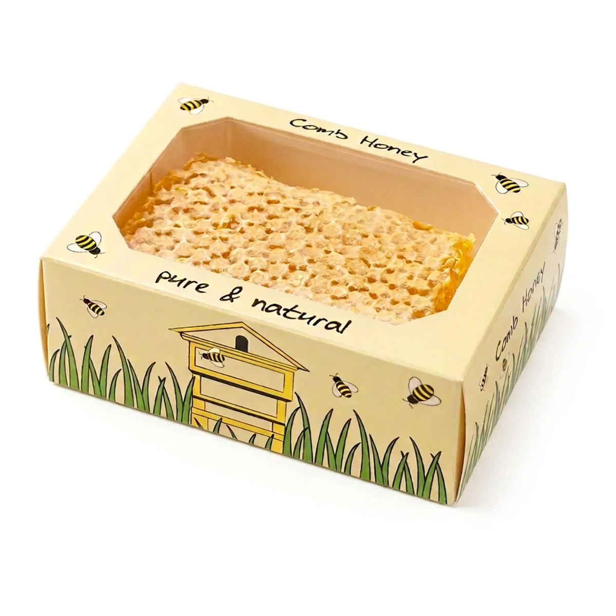 Raw + Pure Heather Cut Honeycomb (Approx 190g)