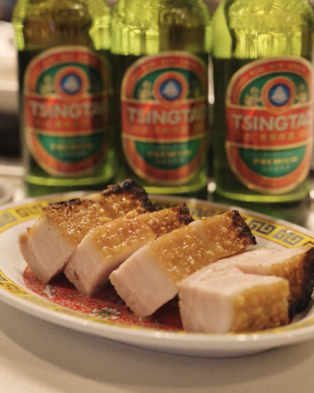Tsingtao Roasted Pork Belly Recipe By Chef Ken of MAKfam