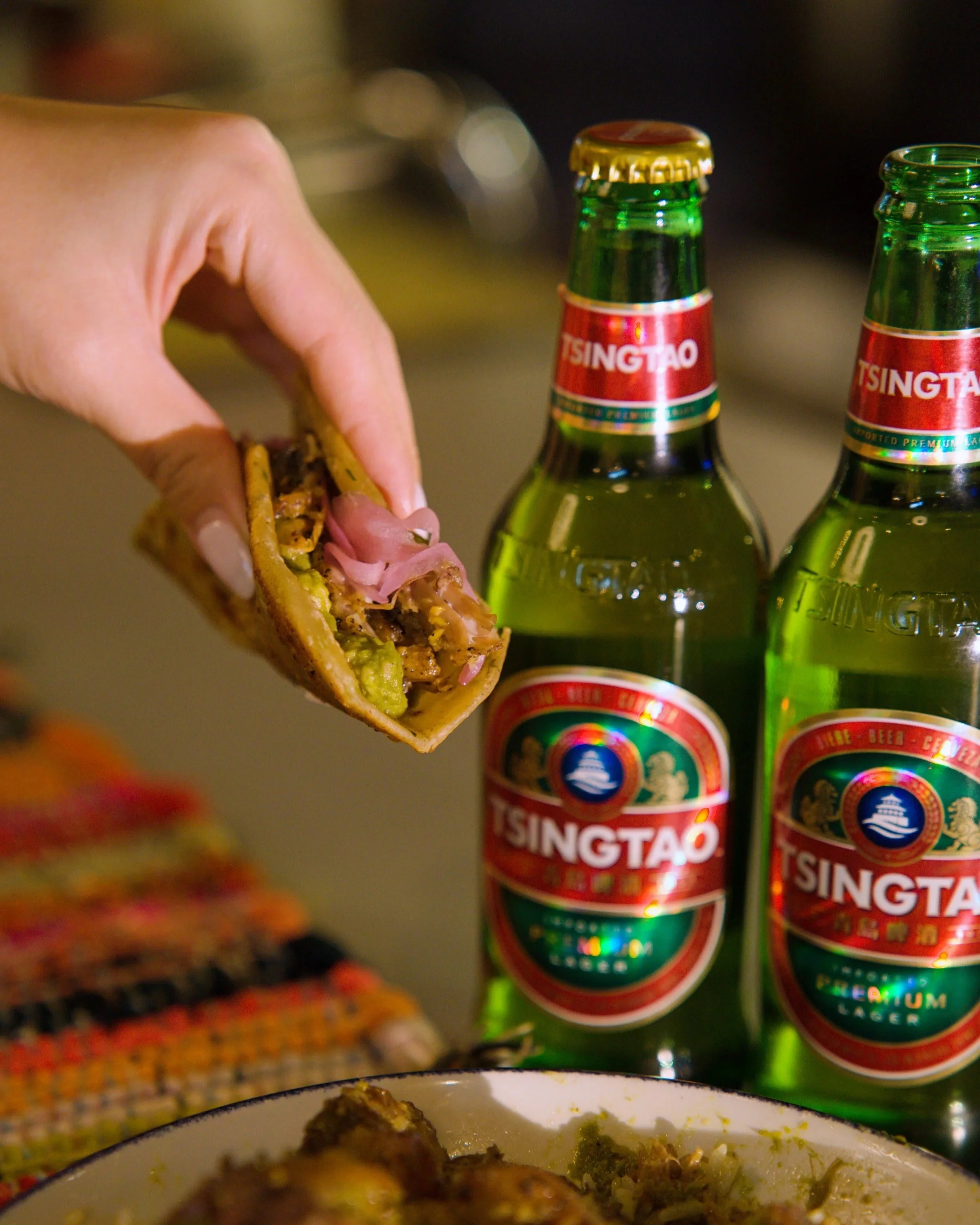 Tsingtao Marinated Pork Adobo By Chef Isabel Lee of Forsyth Fire Escape