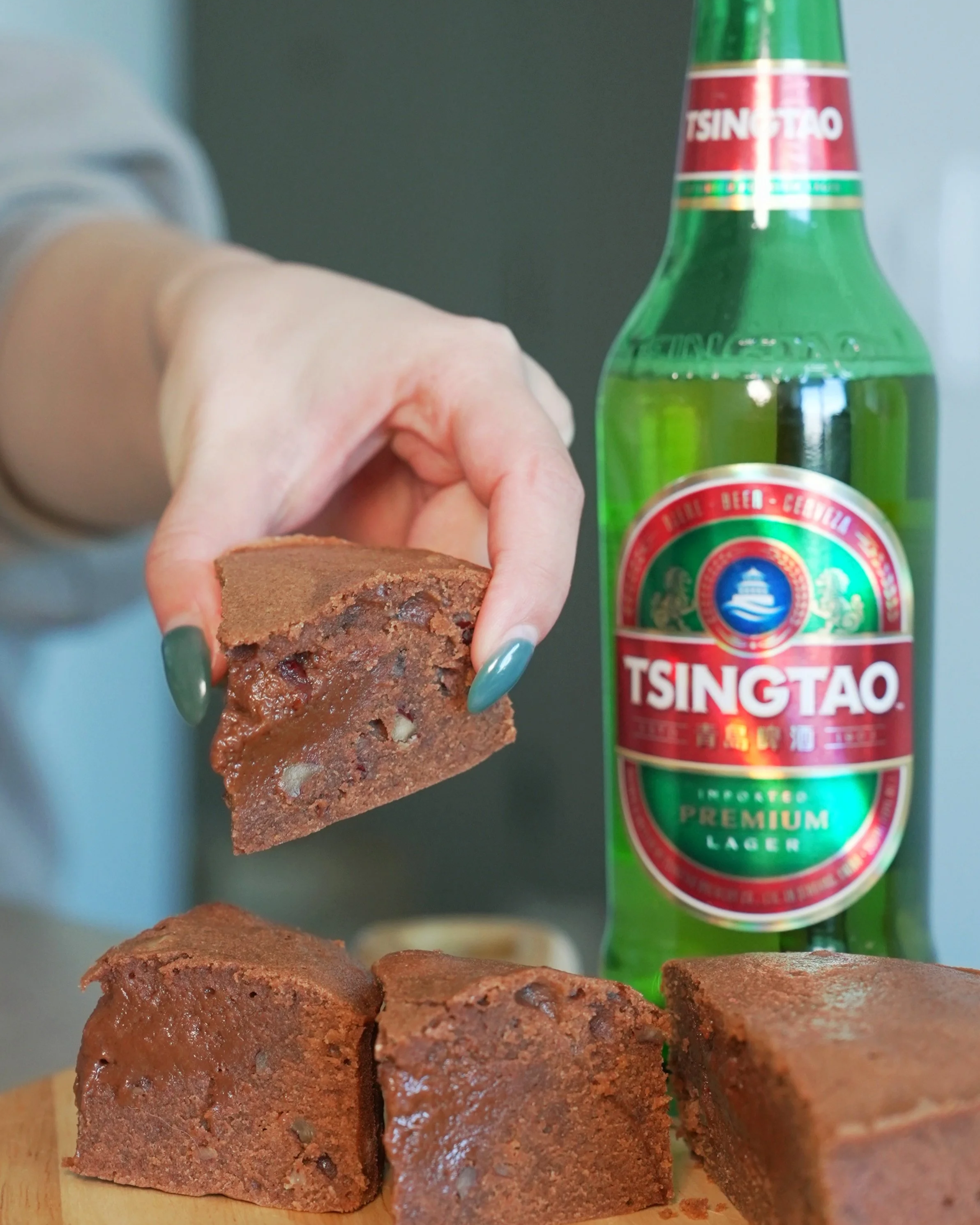 Tsingtao Boozy Brownie