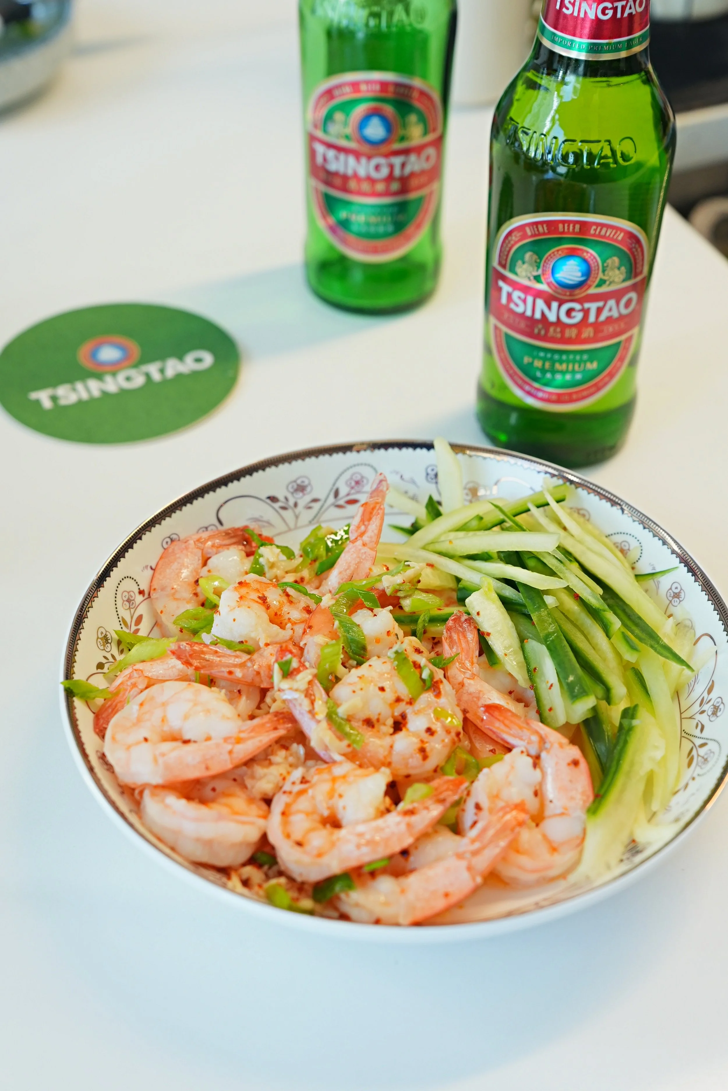 Tsingtao Poached Shrimp