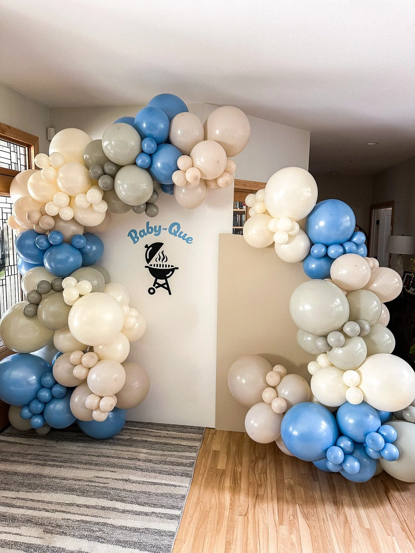 If I had to pick my favorite event to do installs for, baby showers are definitely at the top of that list!! I love getting to be apart of a family&rsquo;s special welcome party for their new baby, grand baby, or niece/nephew. There are always new th