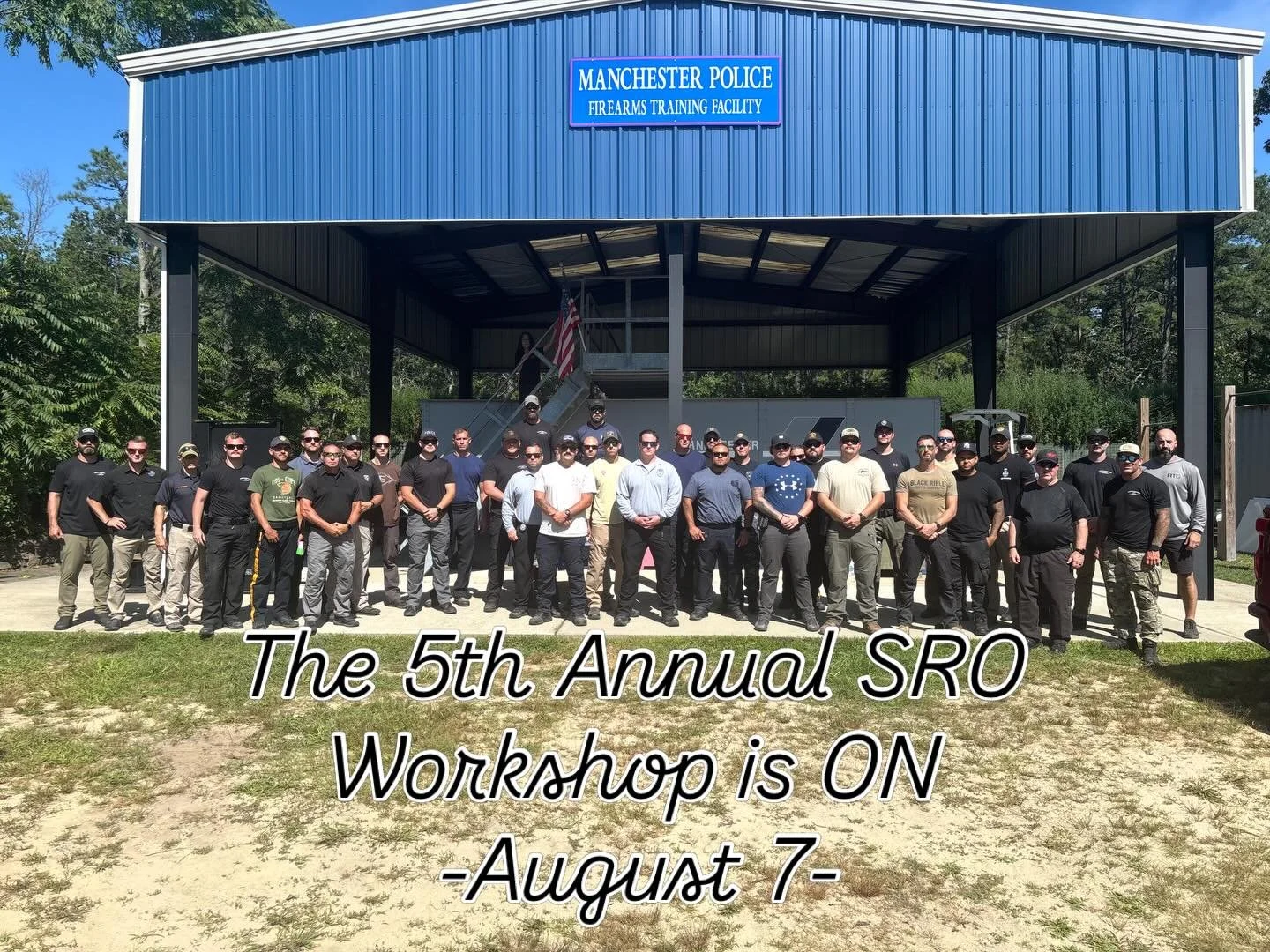 ANNOUNCEMENT: The 5th Annual 2026 SRO Workshop is Aug 7, 2026. It is FREE and open to SROs and All Patrol Officers (Supervisors welcome).

This year&rsquo;s event is hosted by the Manchester Police Department and designed to be a free refresher train