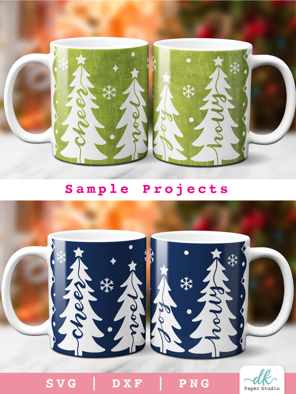 How To Make A Coffee Mug With Cricut (Free Christmas SVG File