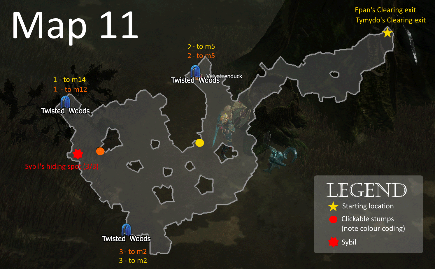 map 11 of twisted woods