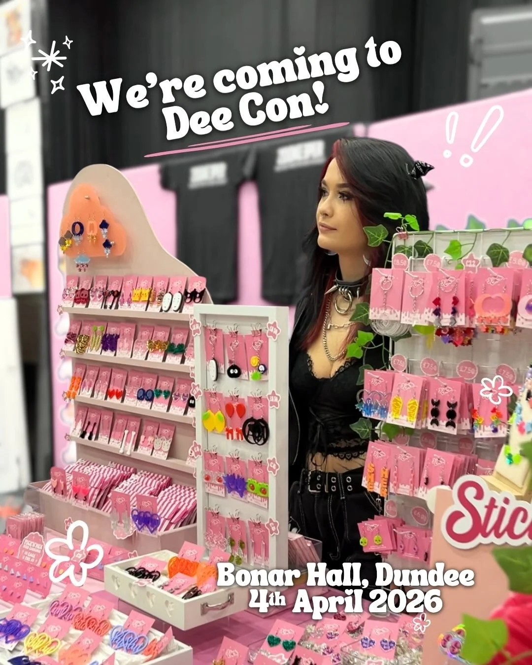 Kitschy will be back in Dundee this weekend at @deecon.event 🩷

Can&rsquo;t wait to see you there! Tickets are on sale now.

📅 4th April 2026