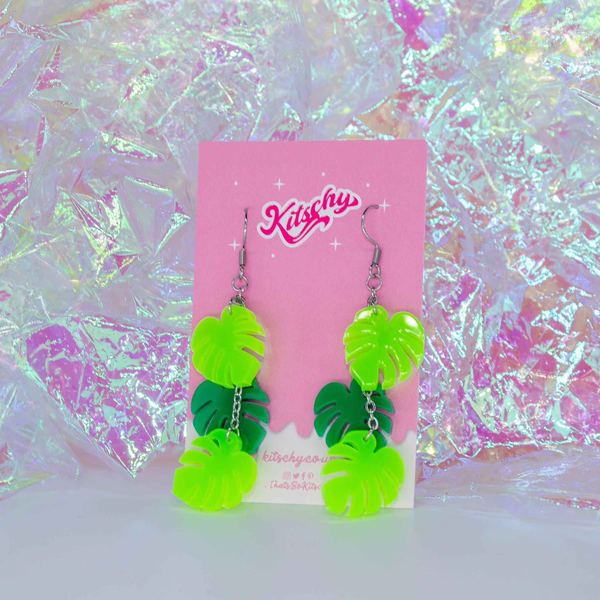 lime-green-dark-monstera-leaf-dangly-earrings-summer-vibes-2.jpg