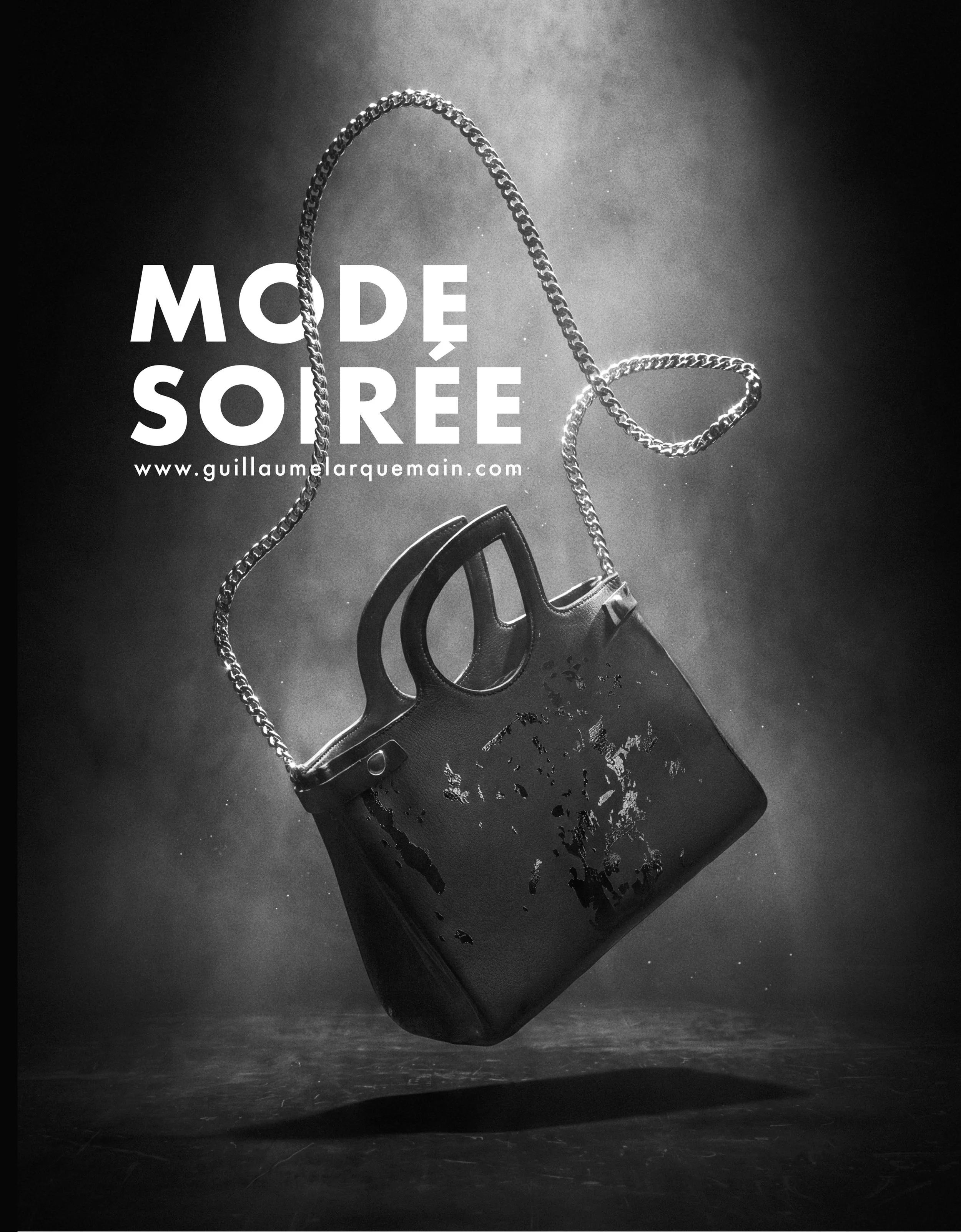 Le nouveau sac LEEF de Guillaume Larquemain. Page de publicité dans les INROCKUPTIBLES pour le numéro Collector des 40 ans.