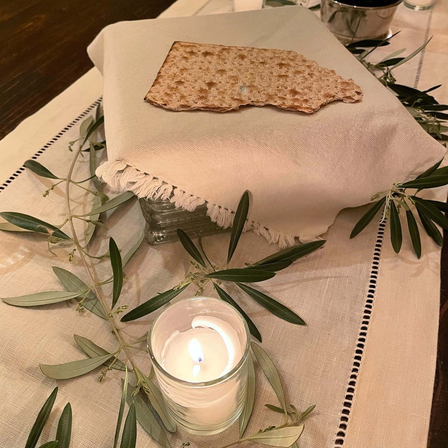 Beautiful evening last night... commemorating the Last Supper by weaving together the stories of Exodus from Egypt and Deliverance from sin and death.